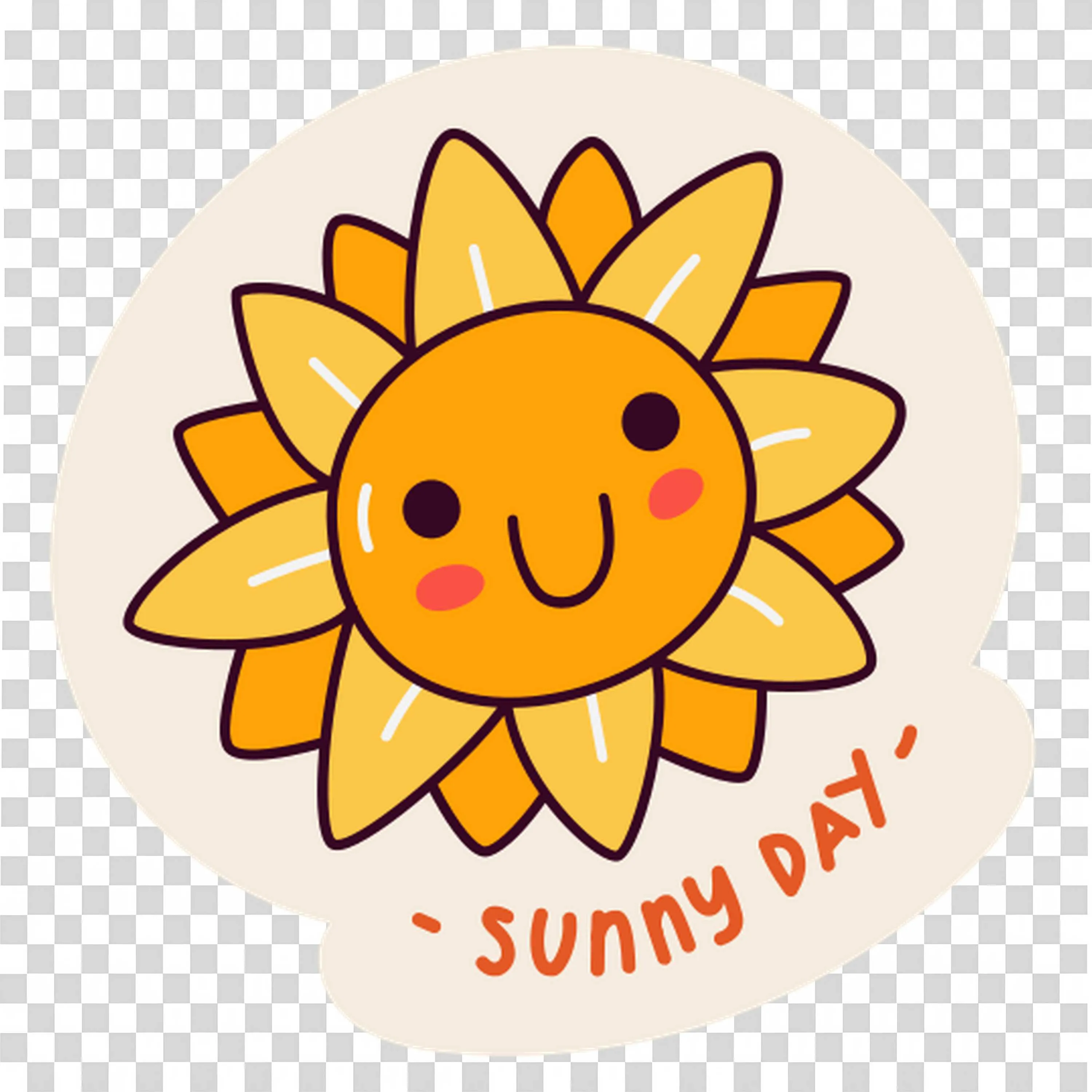 Smiling Sunflower on Sunny Day Warms the Soul PNGDownload
