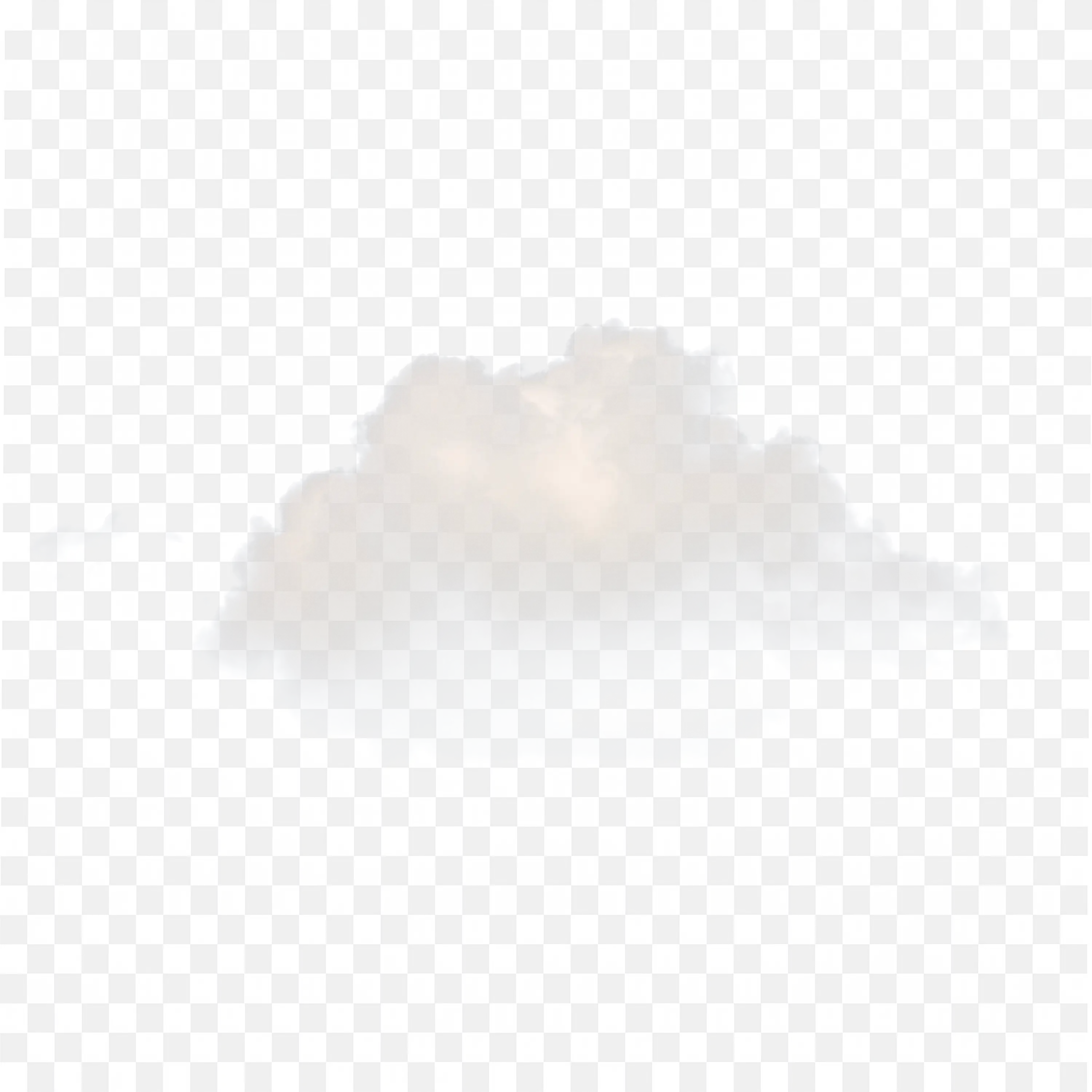 Soft White Cloud PNG Realistic Sky Nature Atmosphere Art