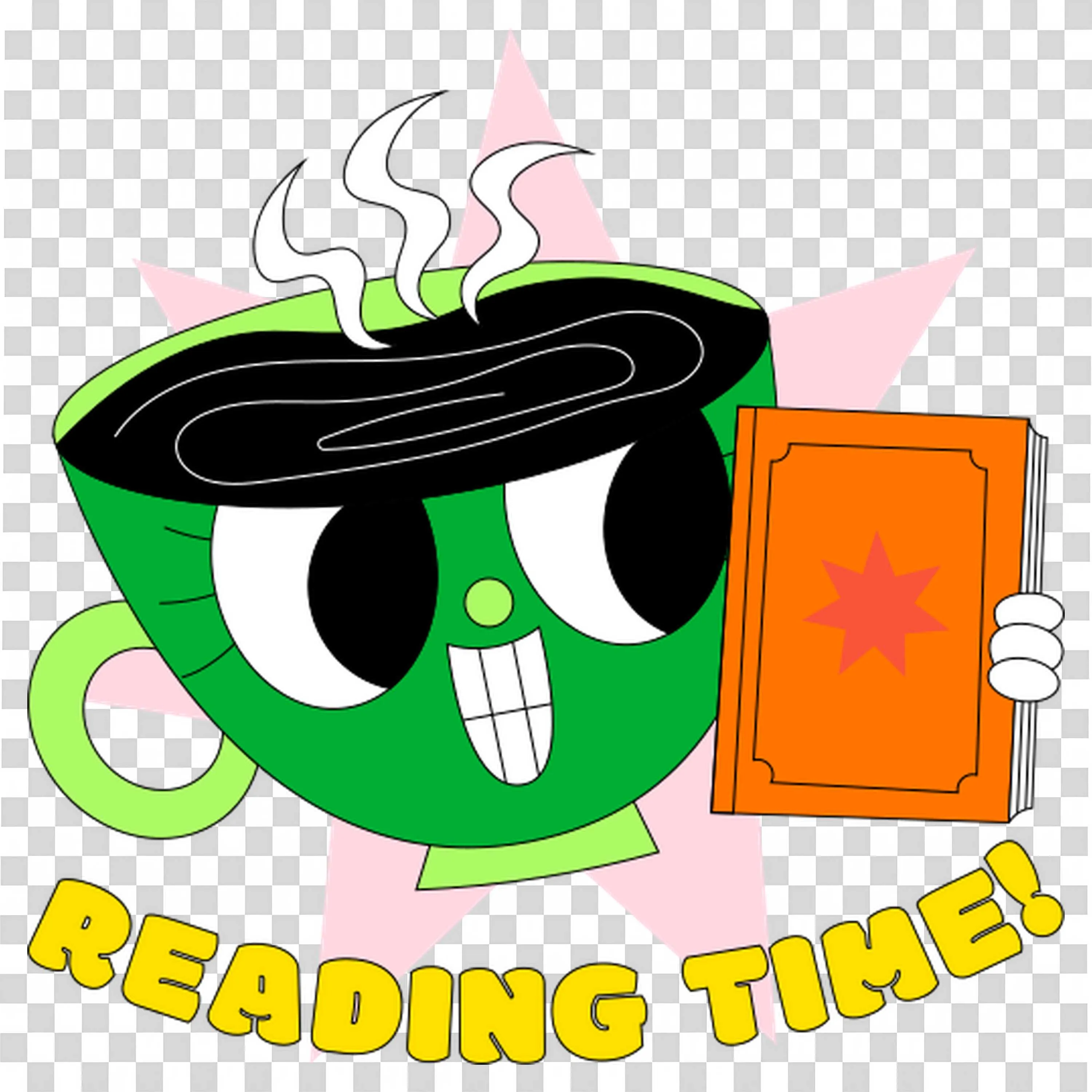 Tea and Book Create Relaxing Environment for Reading