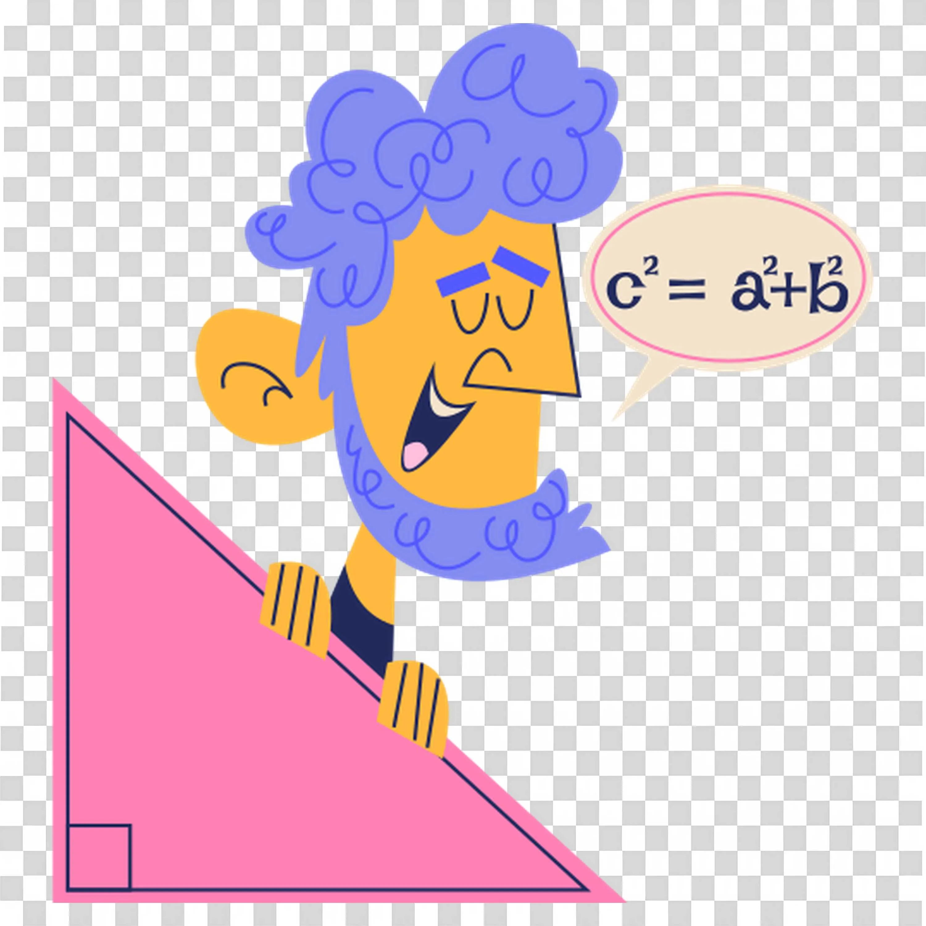 Teacher Showing Math On Chalkboard with Chalk in Hand