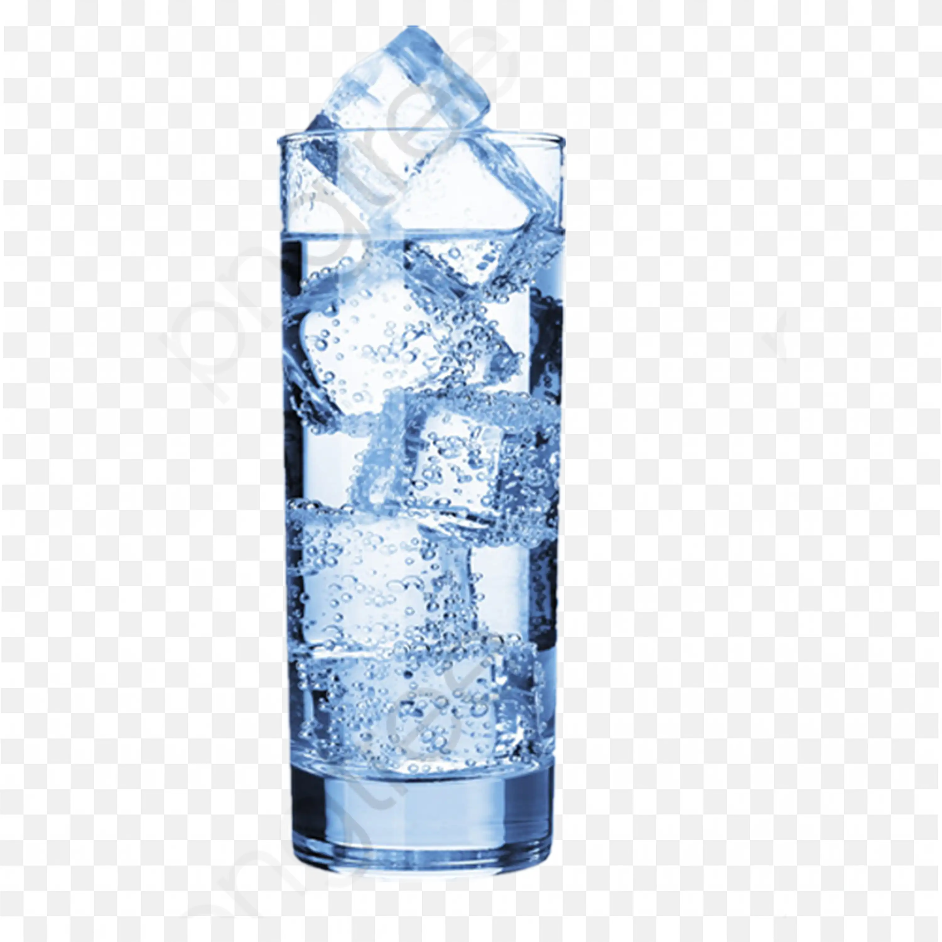 Water Bottle Splash Frozen Effect Transparent PNG