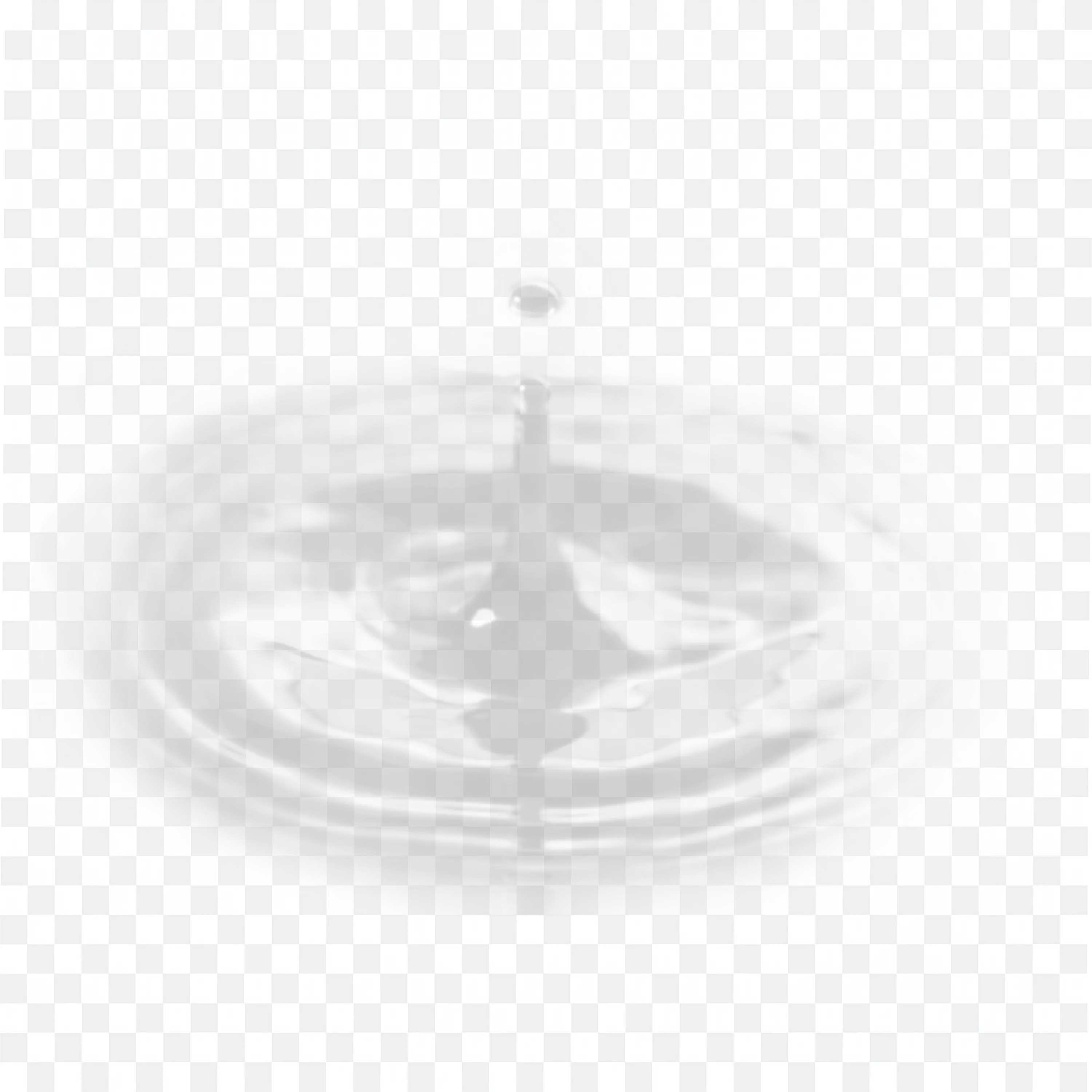 Water Droplet Hitting Surface Ripple Transparent PNG