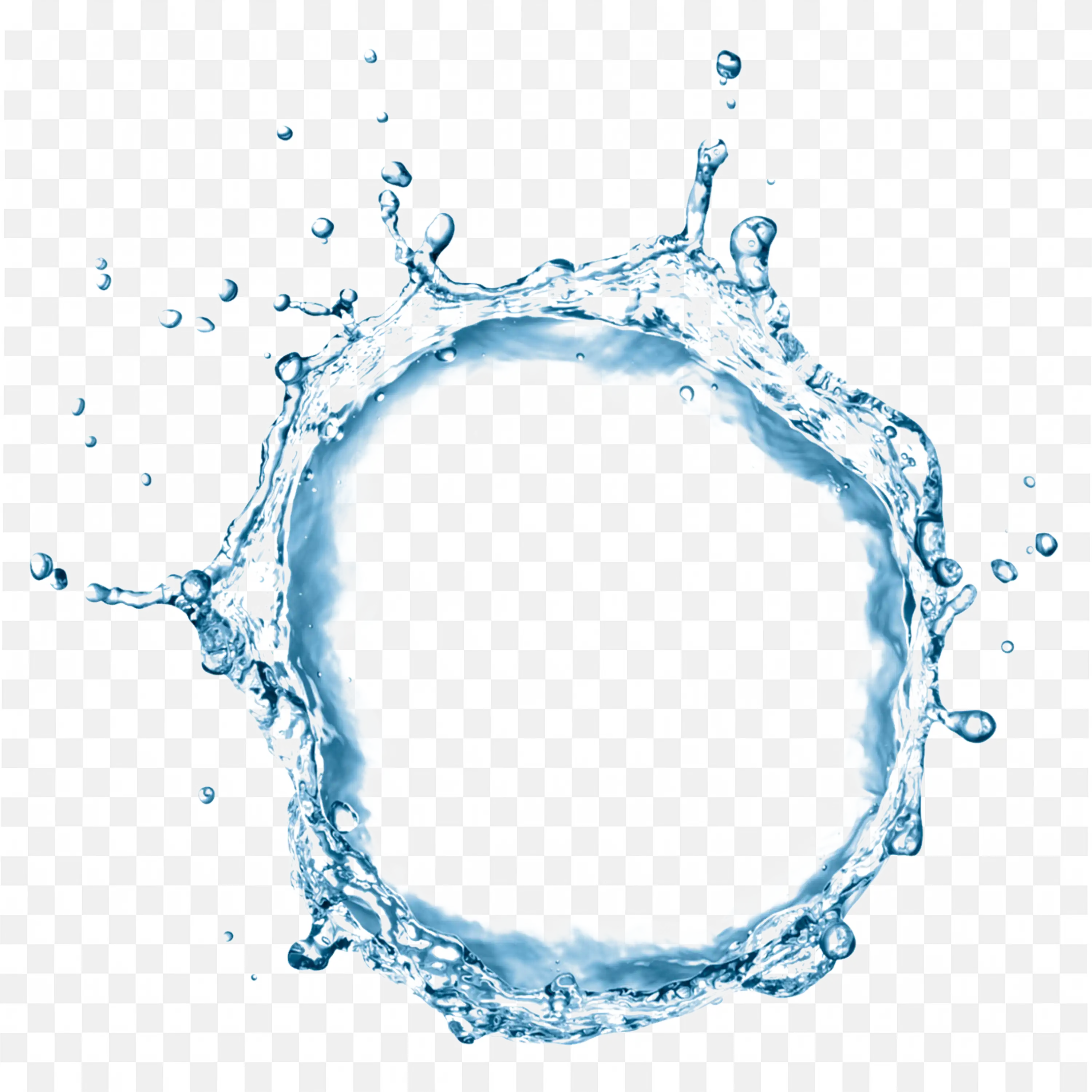 Water Splash Ring PNG Image Free Download Transparent