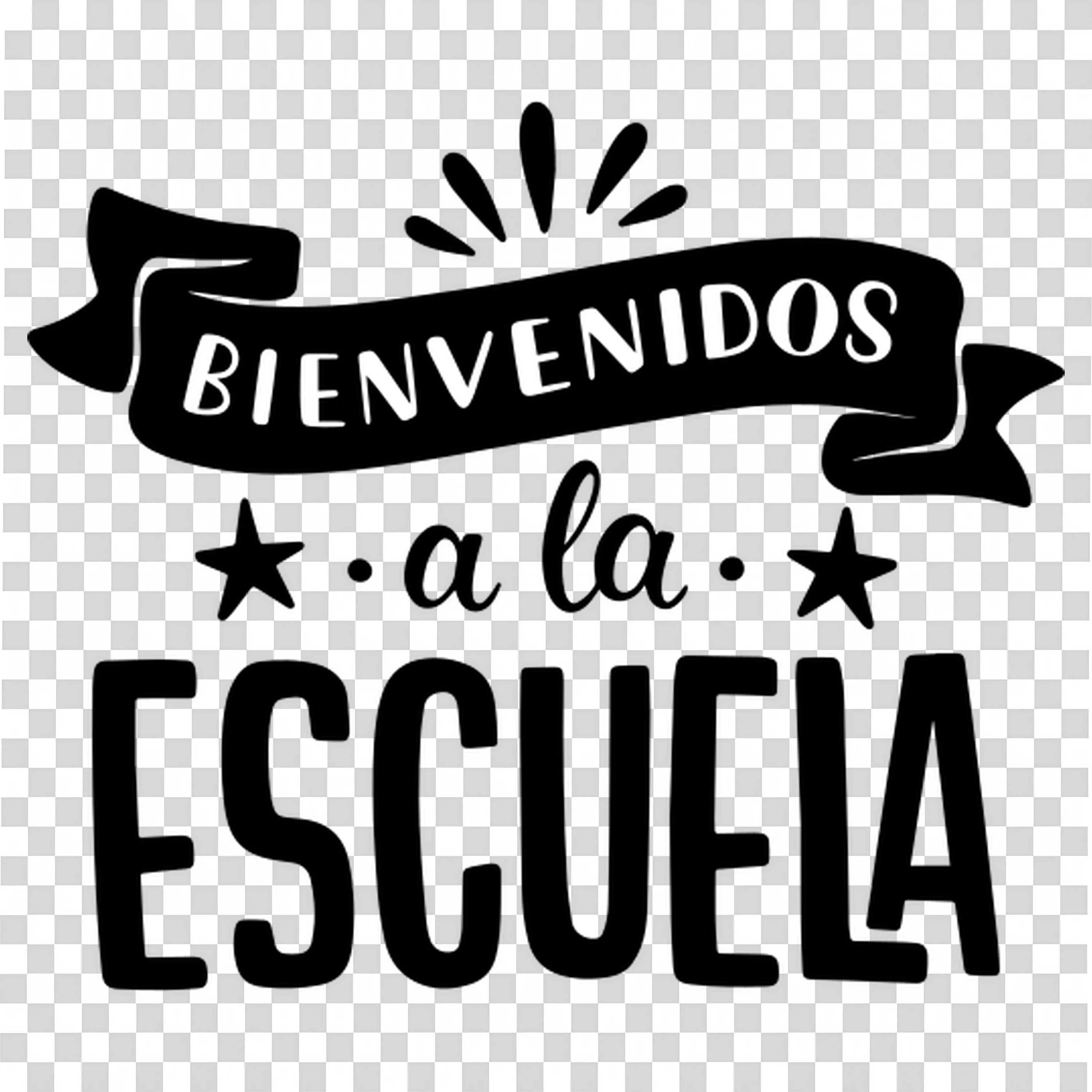 Welcome to School Written in Spanish with Simple Style