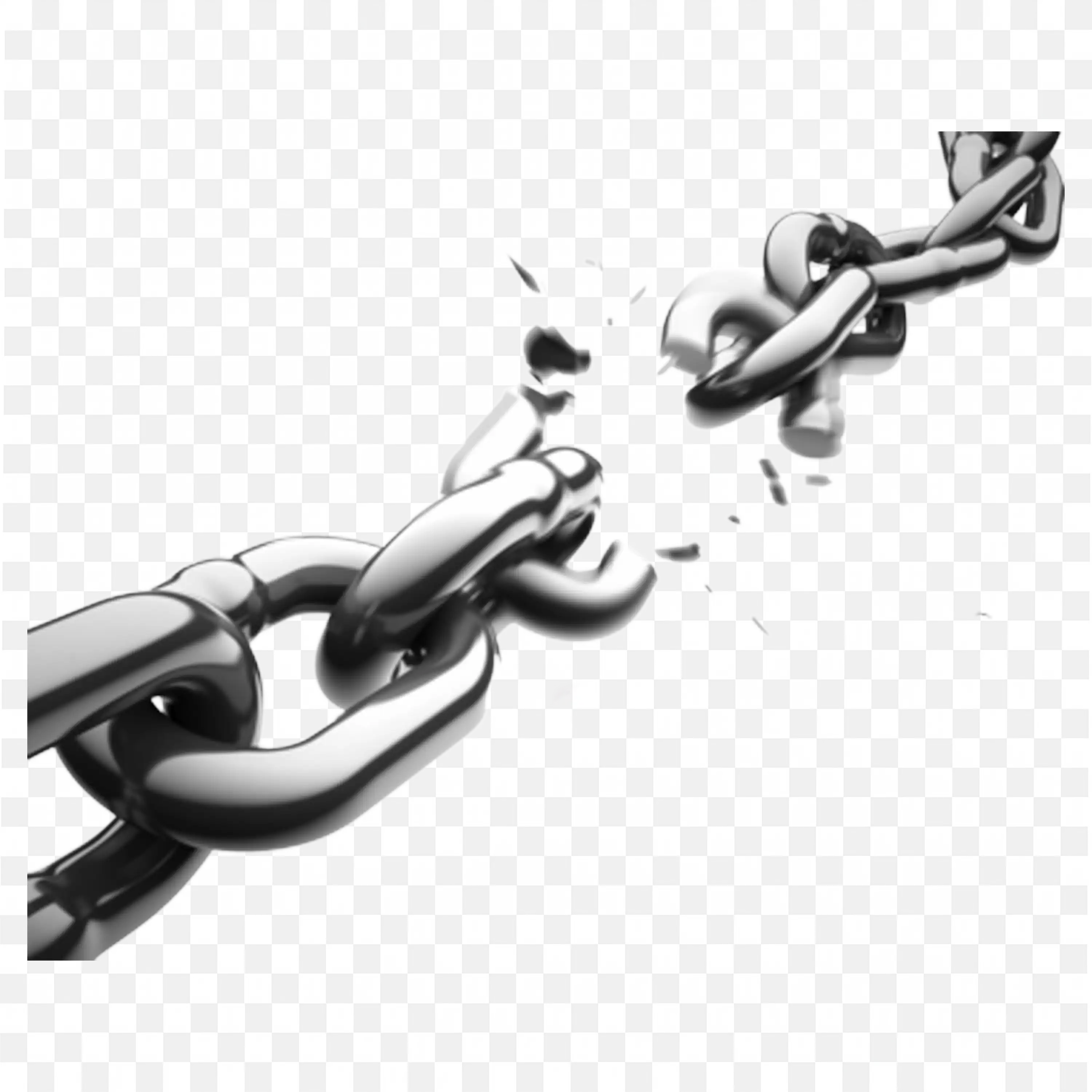 Broken Chain PNG Broken Link Metal Chain Transparent