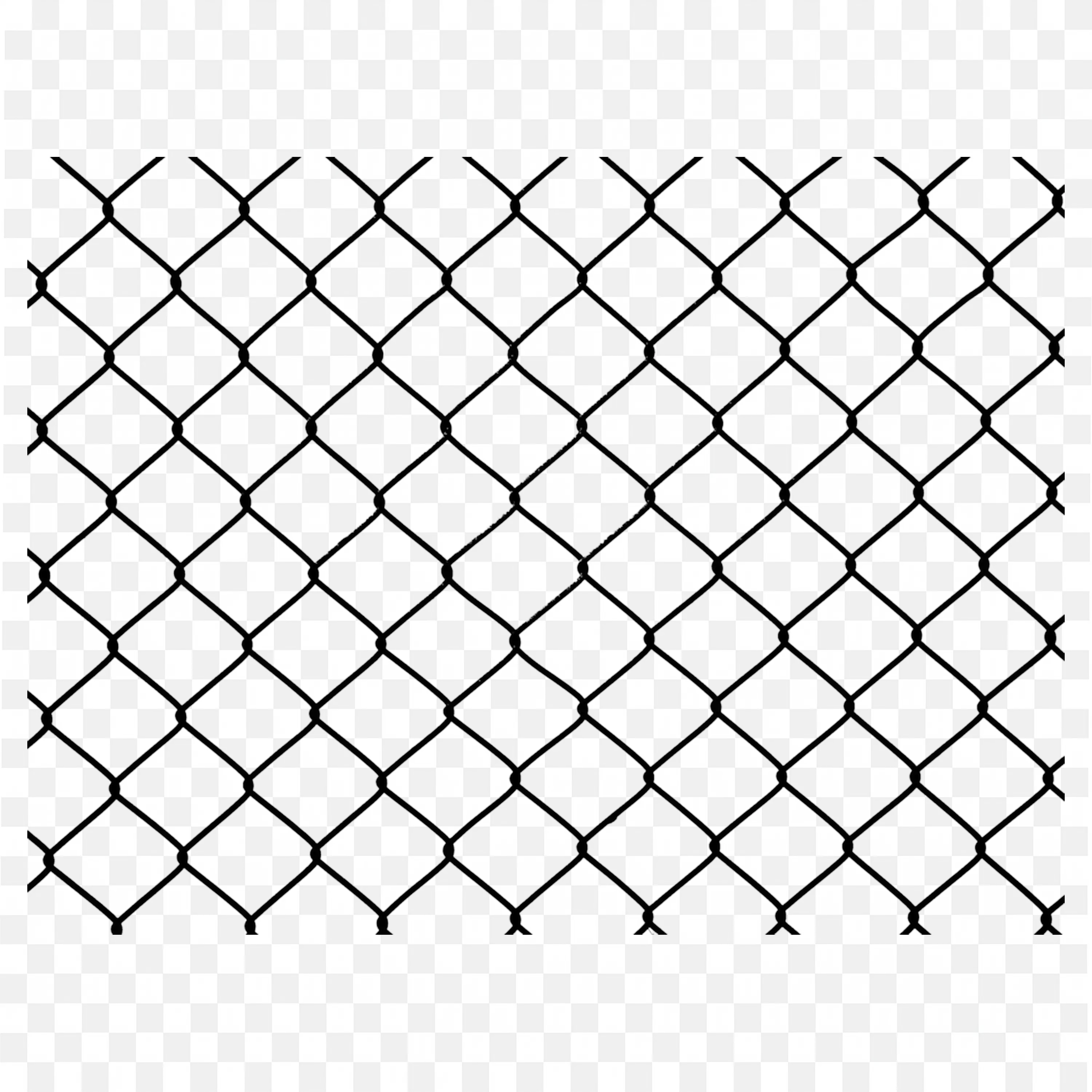 Chain Link Fence PNG Wire Mesh Transparent Background