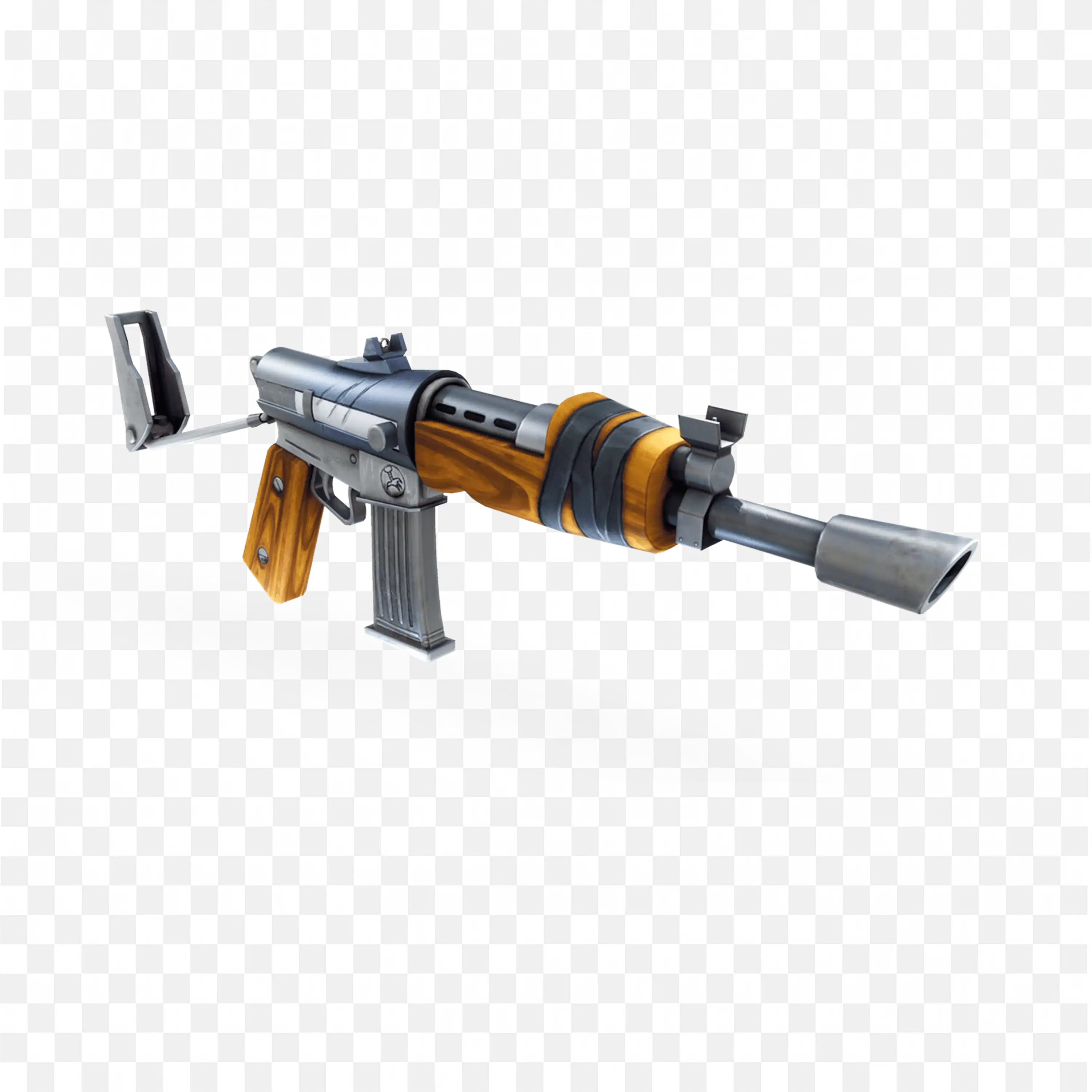 Fortnite Tactical Assault Rifle Skin PNG Gun Art Transparent