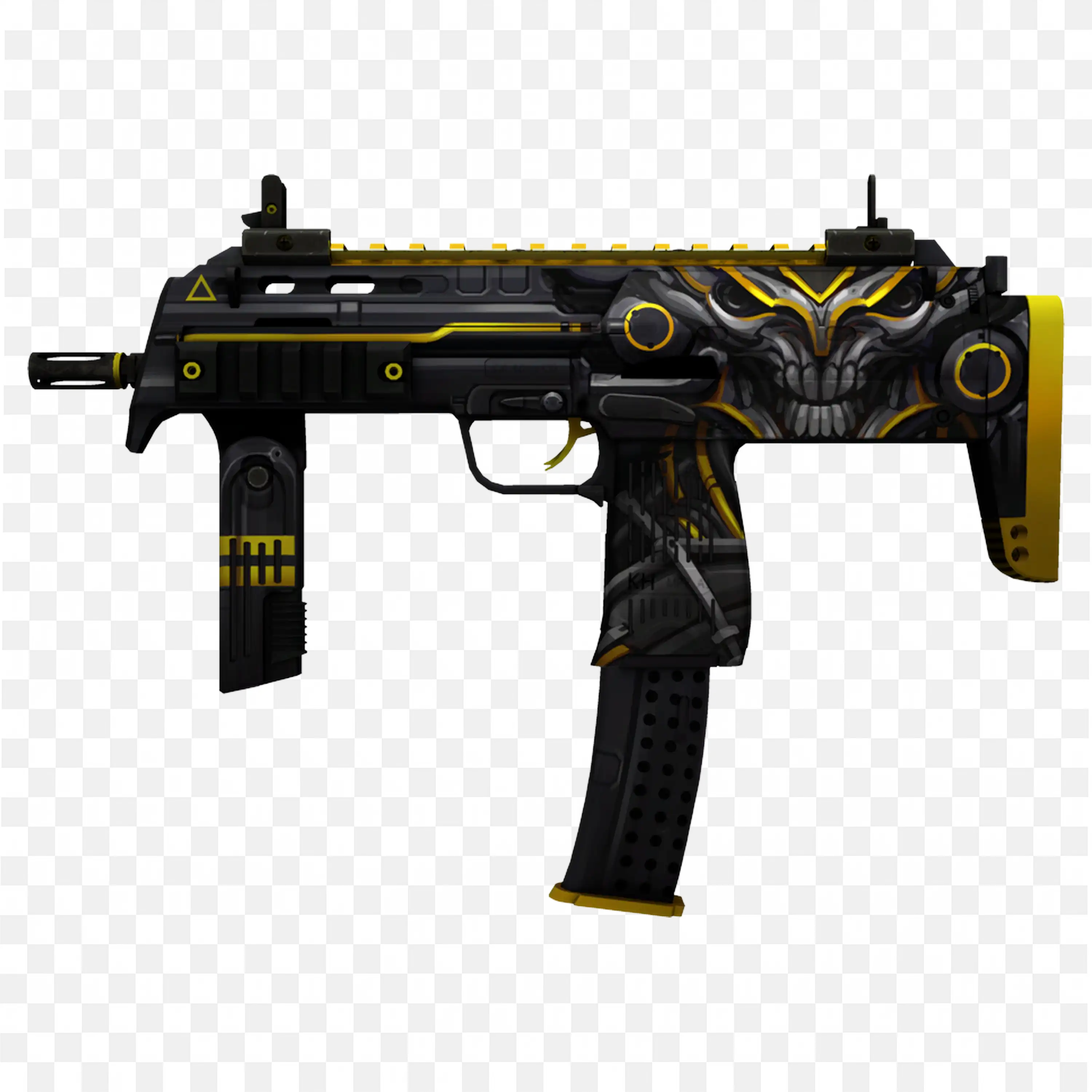 Hornet MP7 Skin Fortnite PNG Art Transparent Background