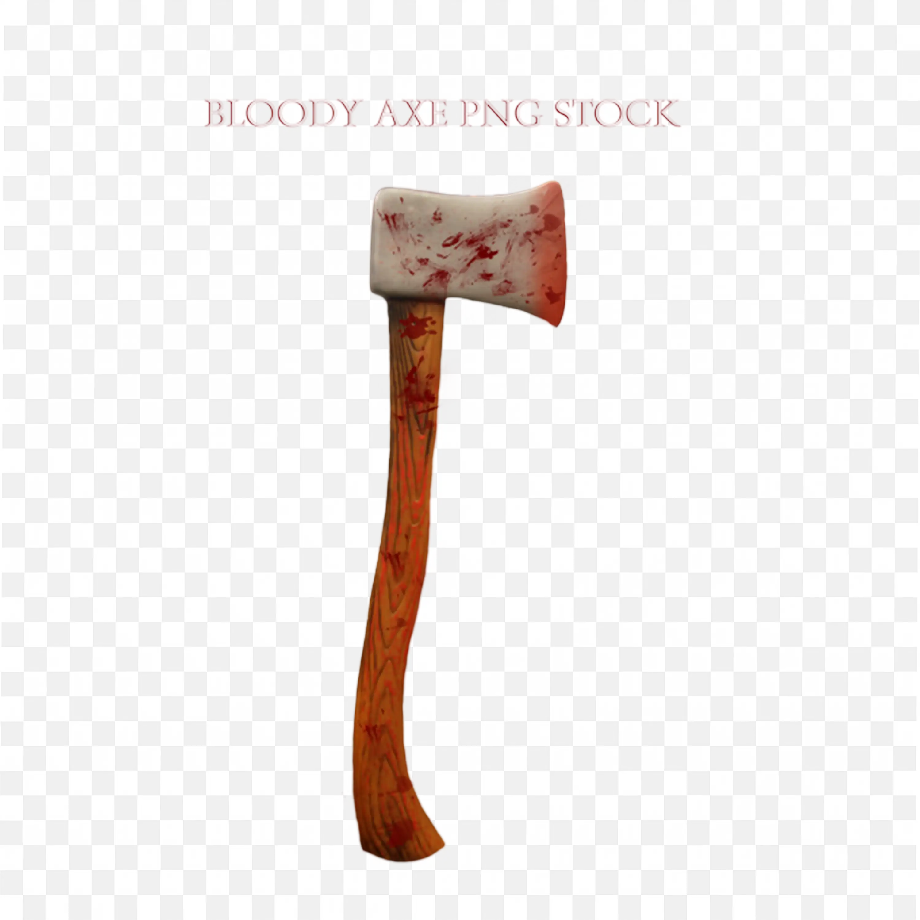 Wooden Handle Axe PNG ArtWeapon Tool for Combat Download