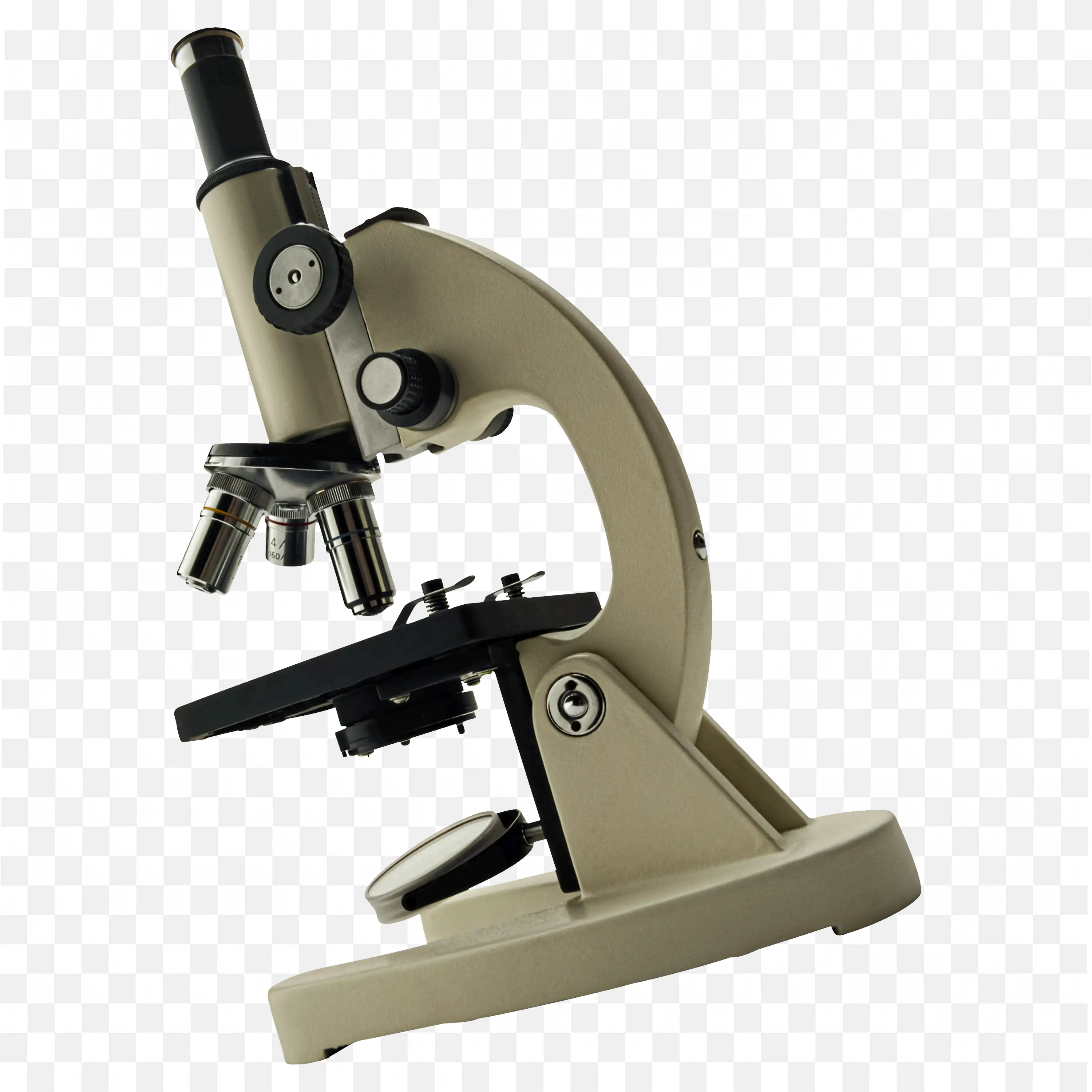 Advanced Compound Microscope With Multiple Lenses Free Png