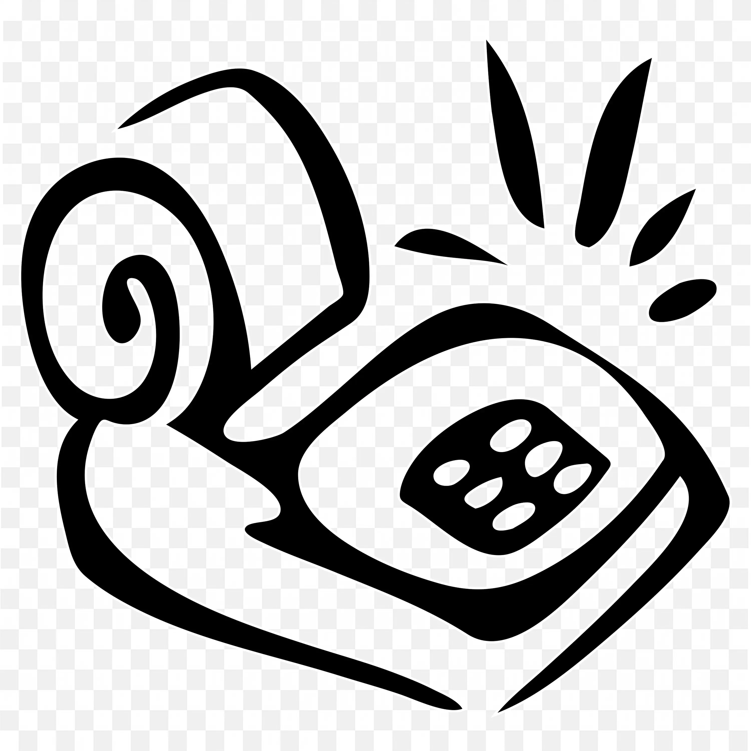 Cartoon Style Ringing Phone With Spiral Cord Design Png