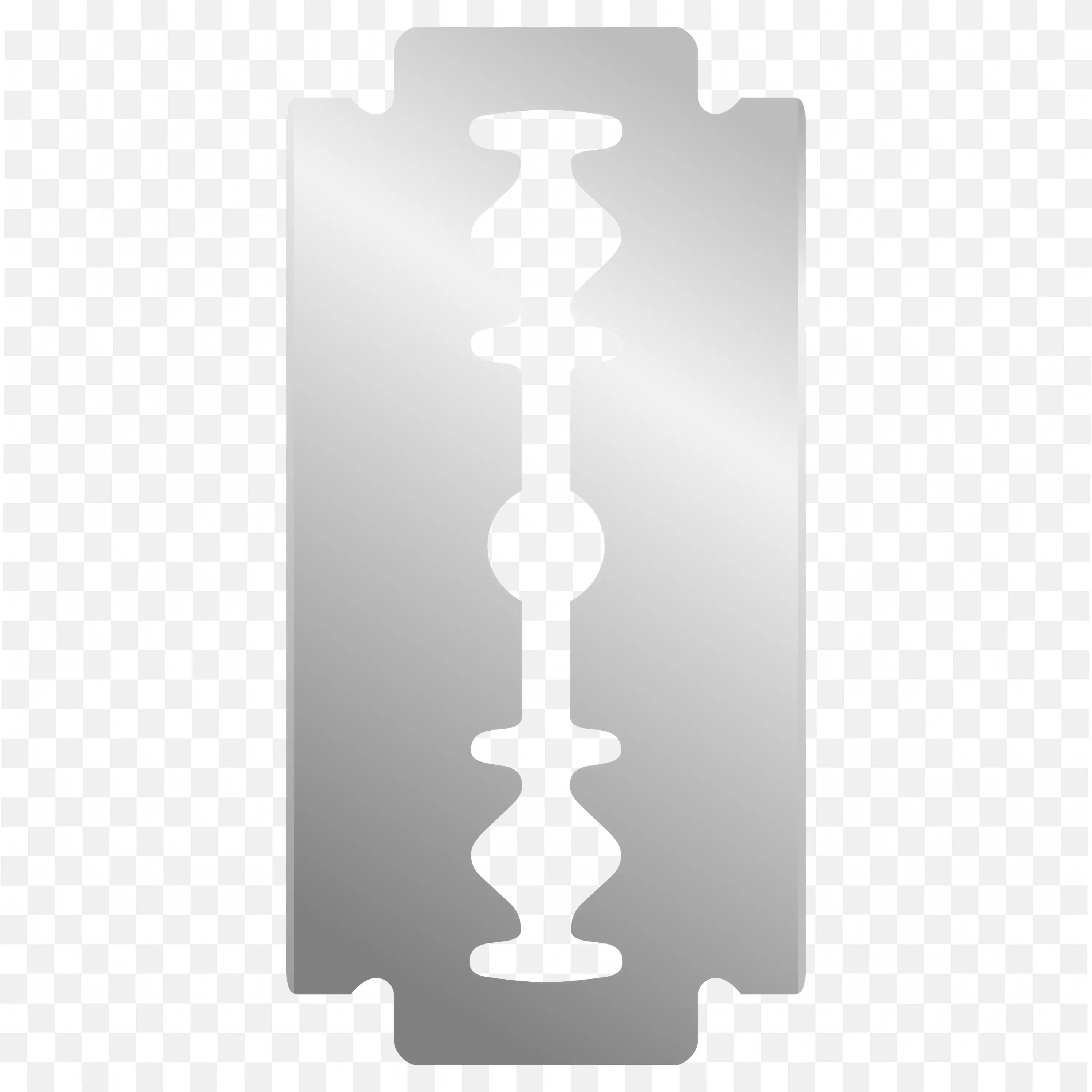 Close Up Of A Shiny Razor Blade With Smooth Edges Free Png