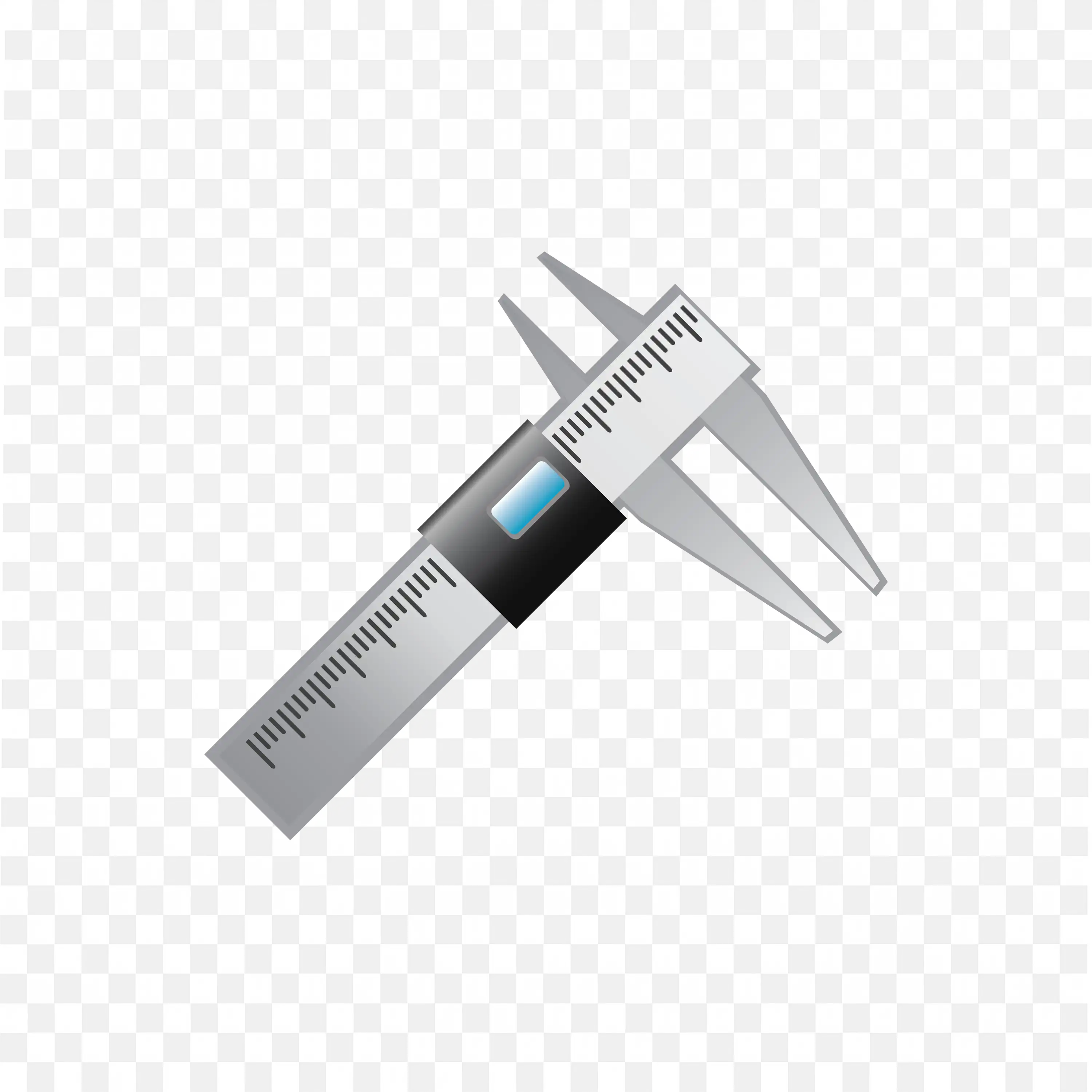 Digital Caliper A Measurement Tool With A Blue Display Png