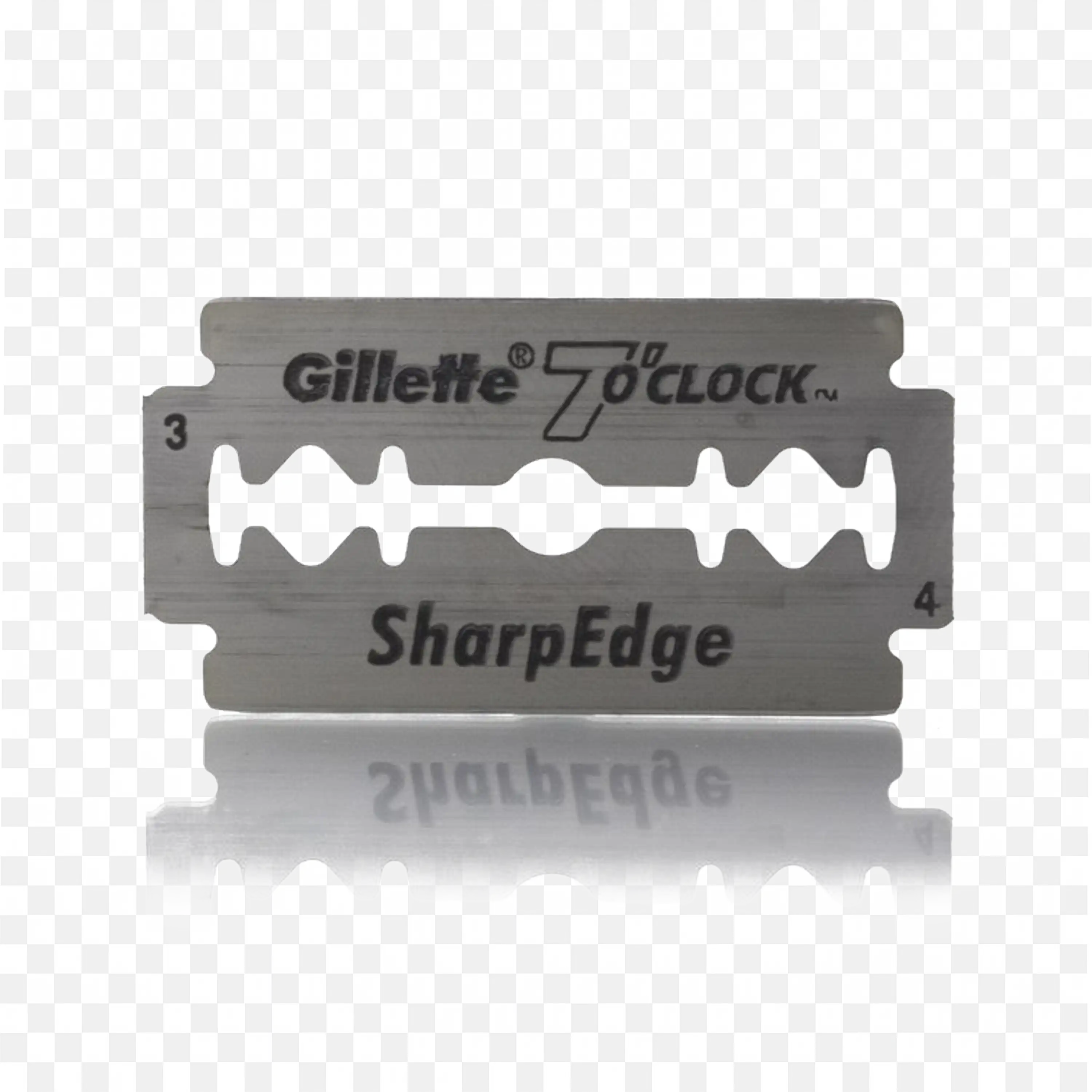 Gillette Sharp Edge Razor Blade With Logo Free Png Download