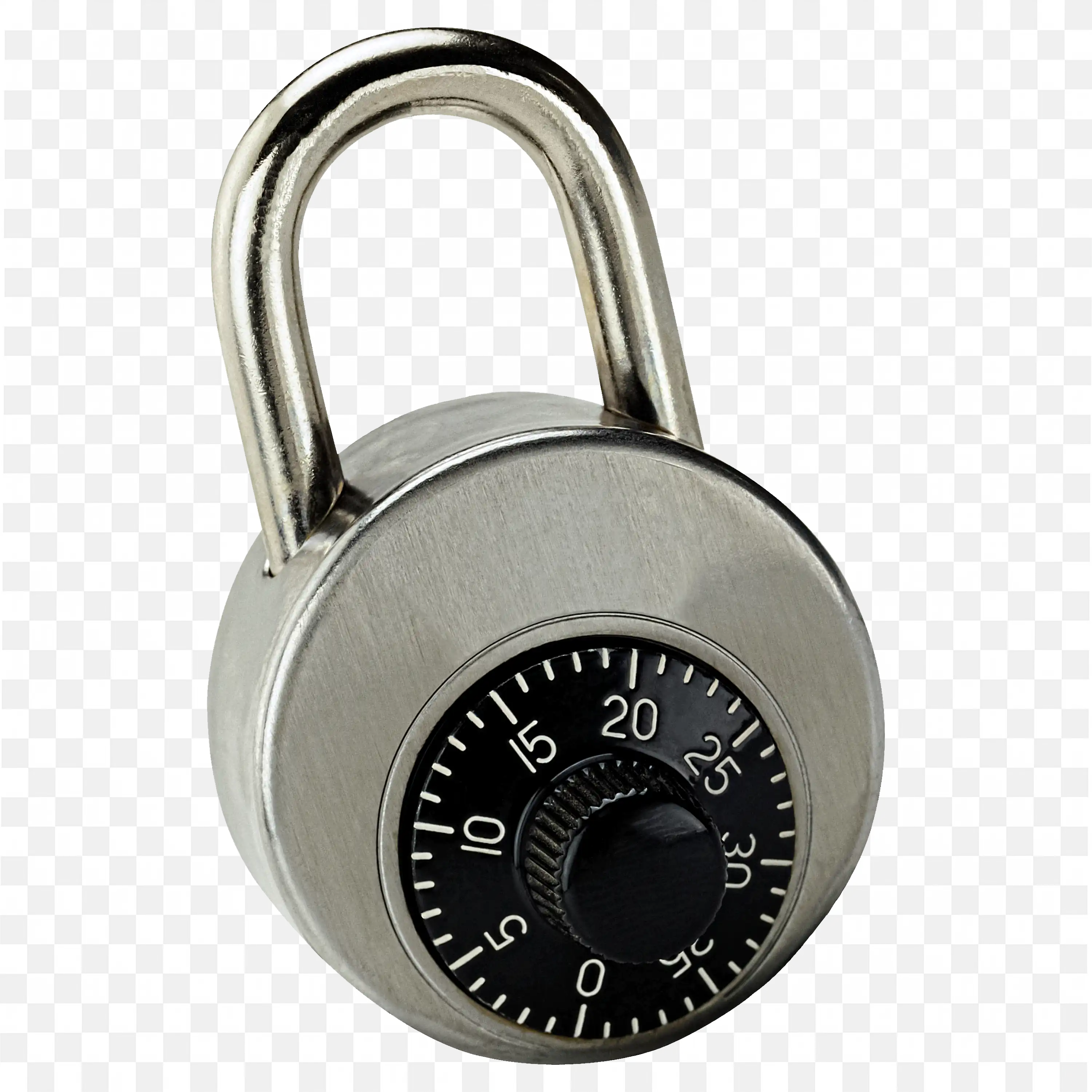 Heavy Duty Combination Dial Padlock For Security Free Png