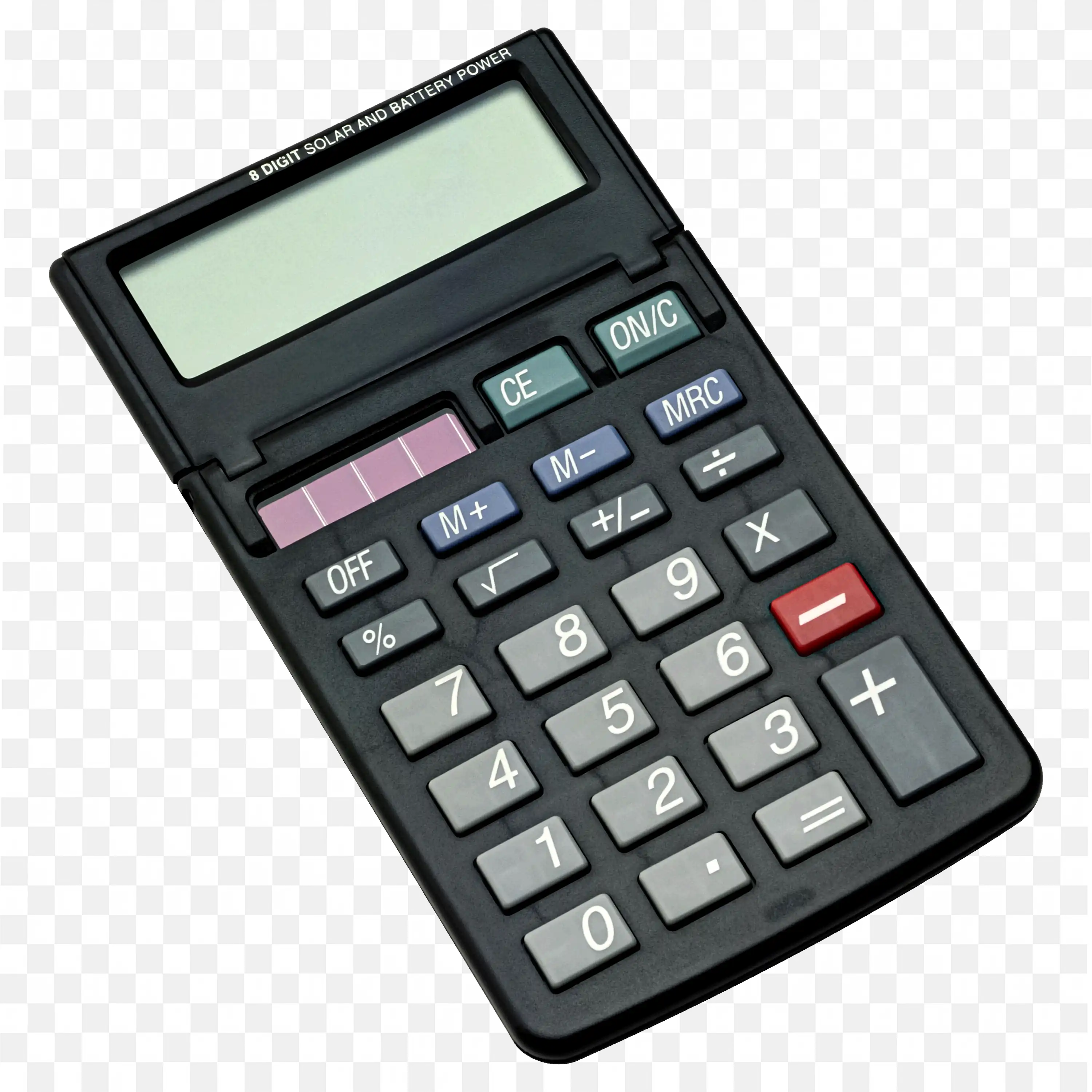 Large Display Electronic Calculator For Fast Math Png Image