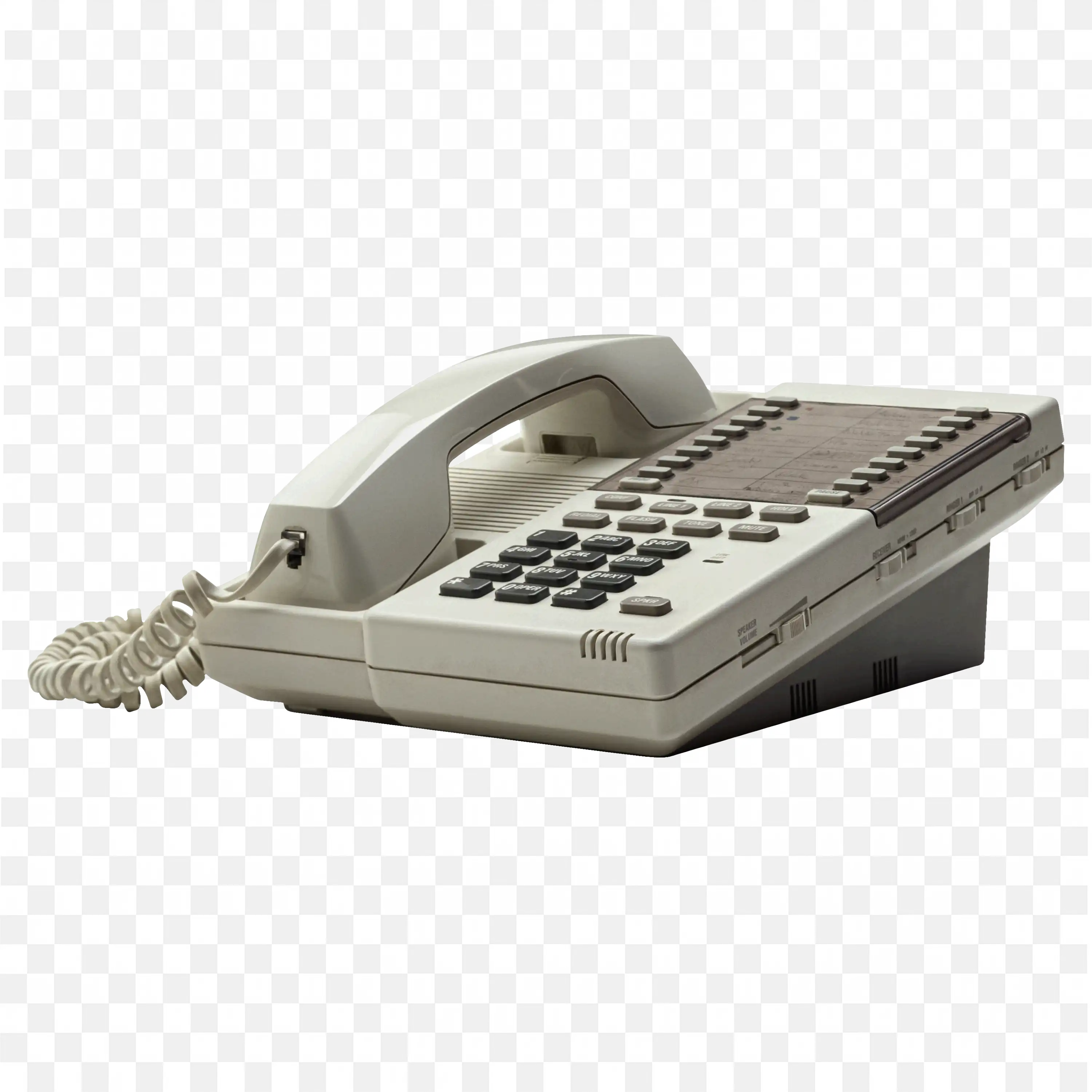 Office Landline Telephone With Numeric Keypad Png Image