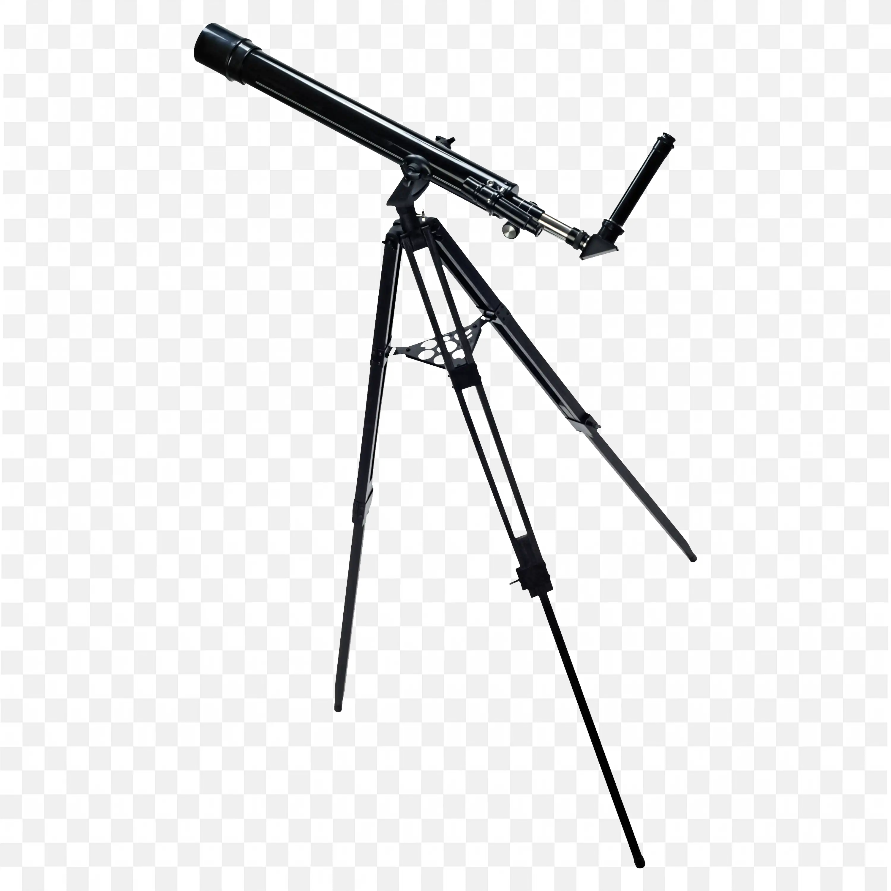 Refractor Telescope Mounted On A Tripod Png Image Download
