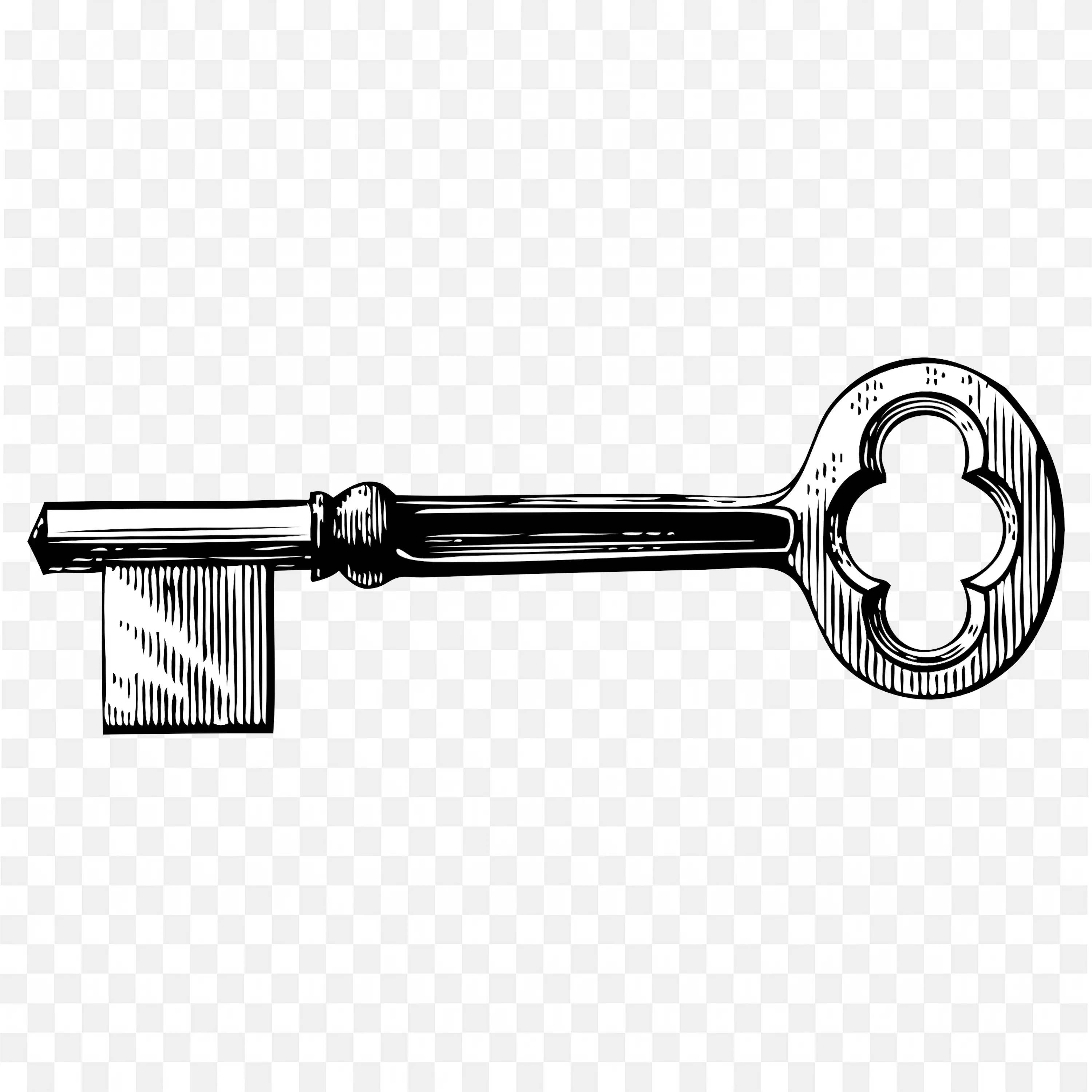 Skeleton Key For Old Doors And Locks Design Png Download