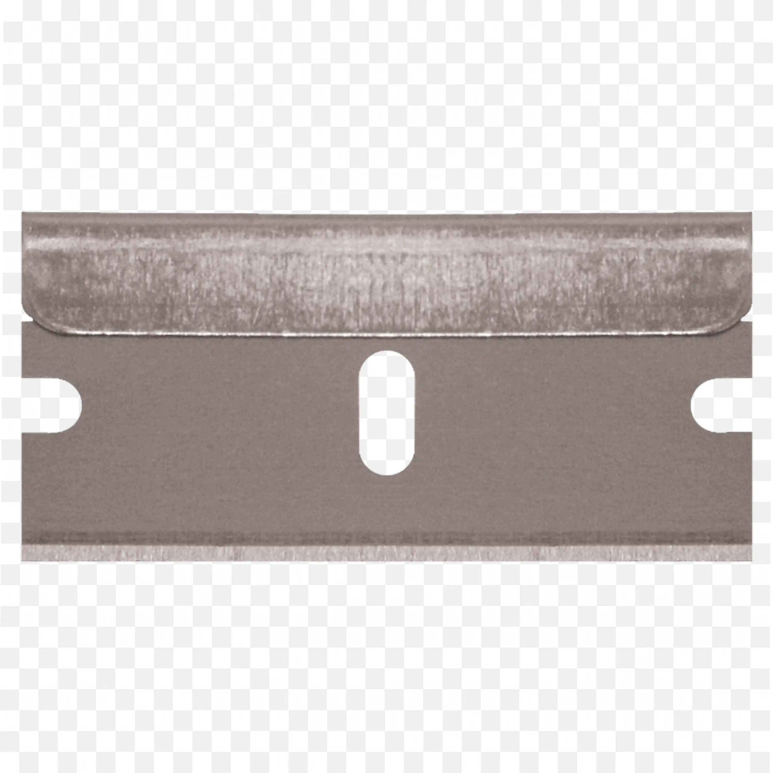Straight Razor Blade With Center Hole Free Png Download