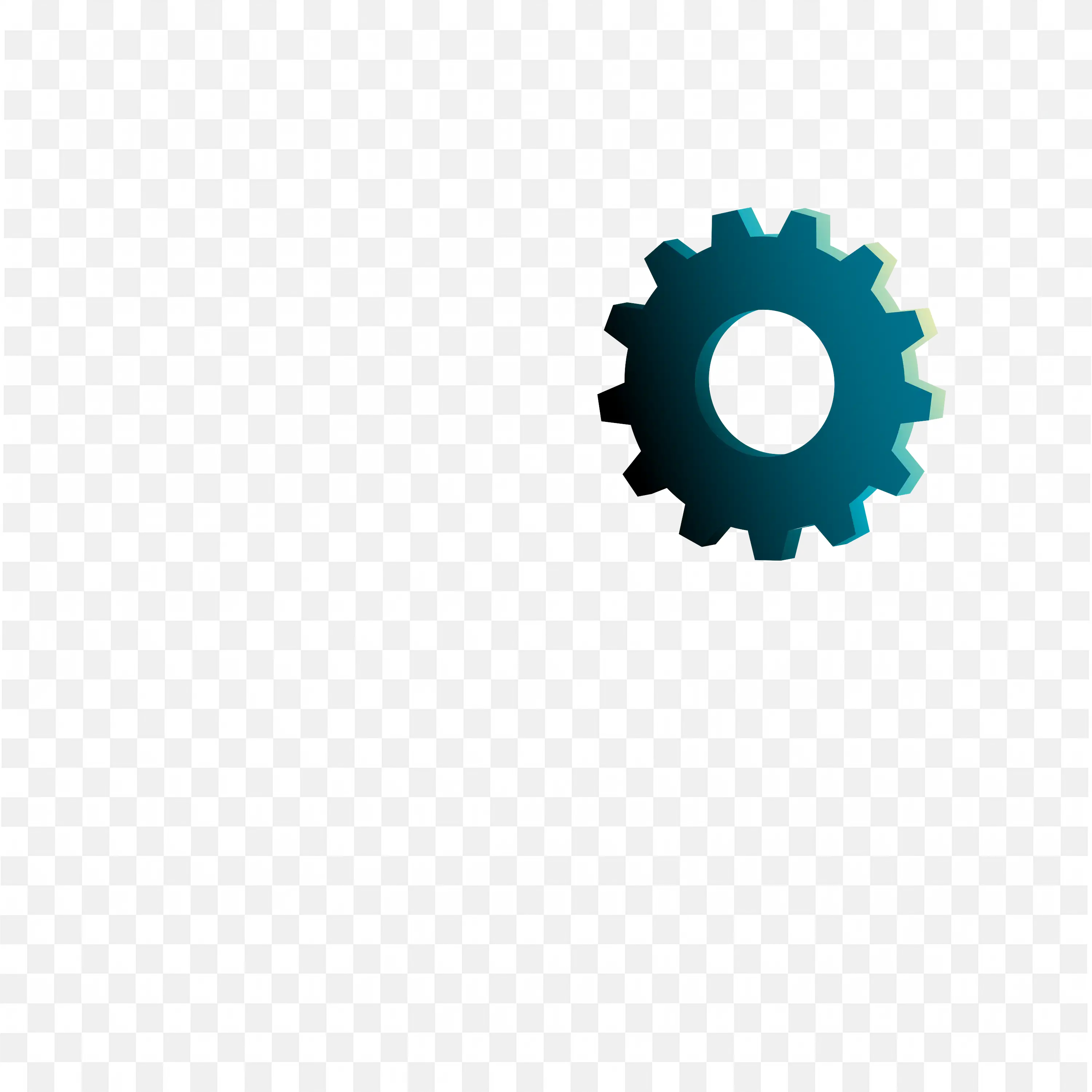 Technical Support Gear Icon For Configuration Tools
