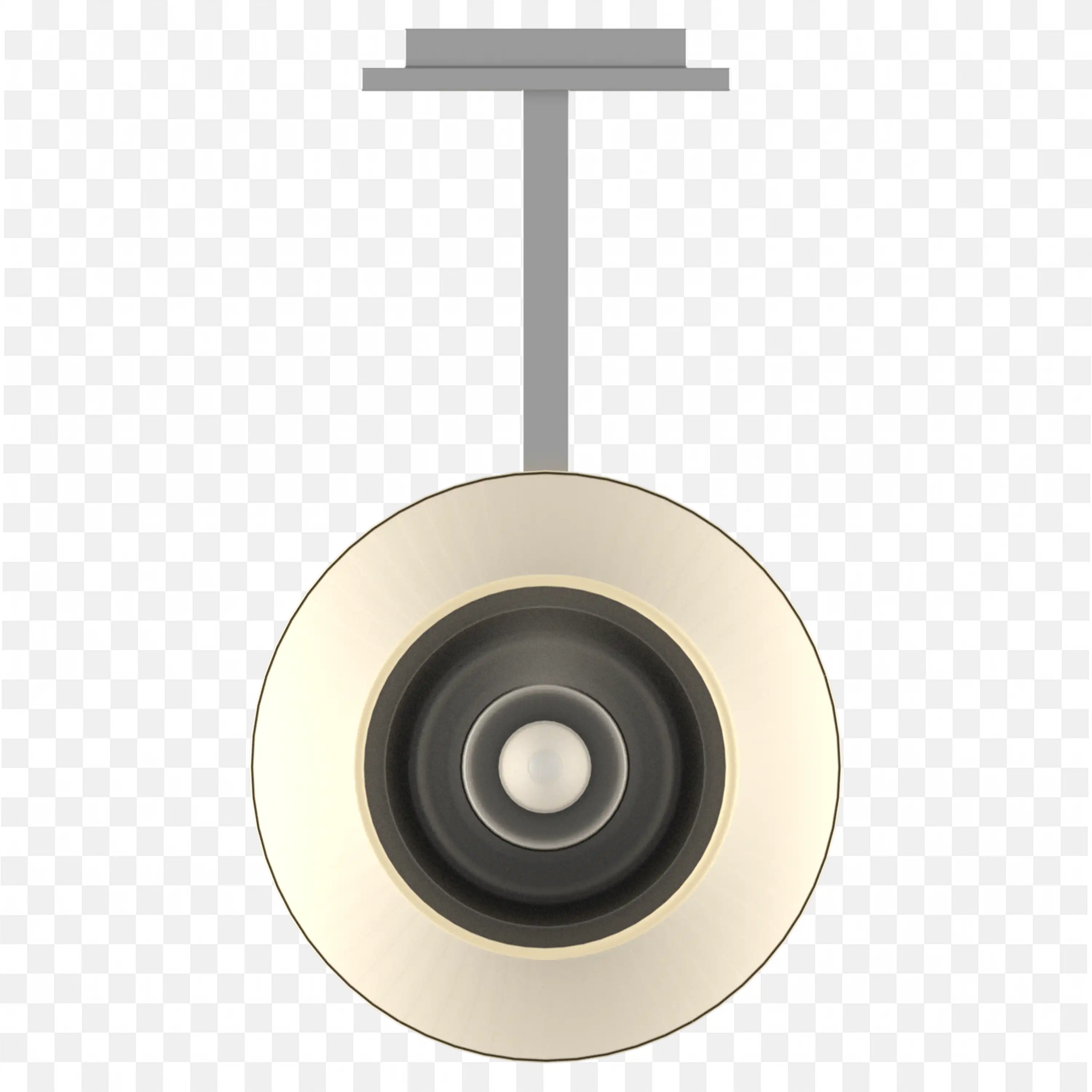 Top View Of Modern Pendant Ceiling Light Free Png Download