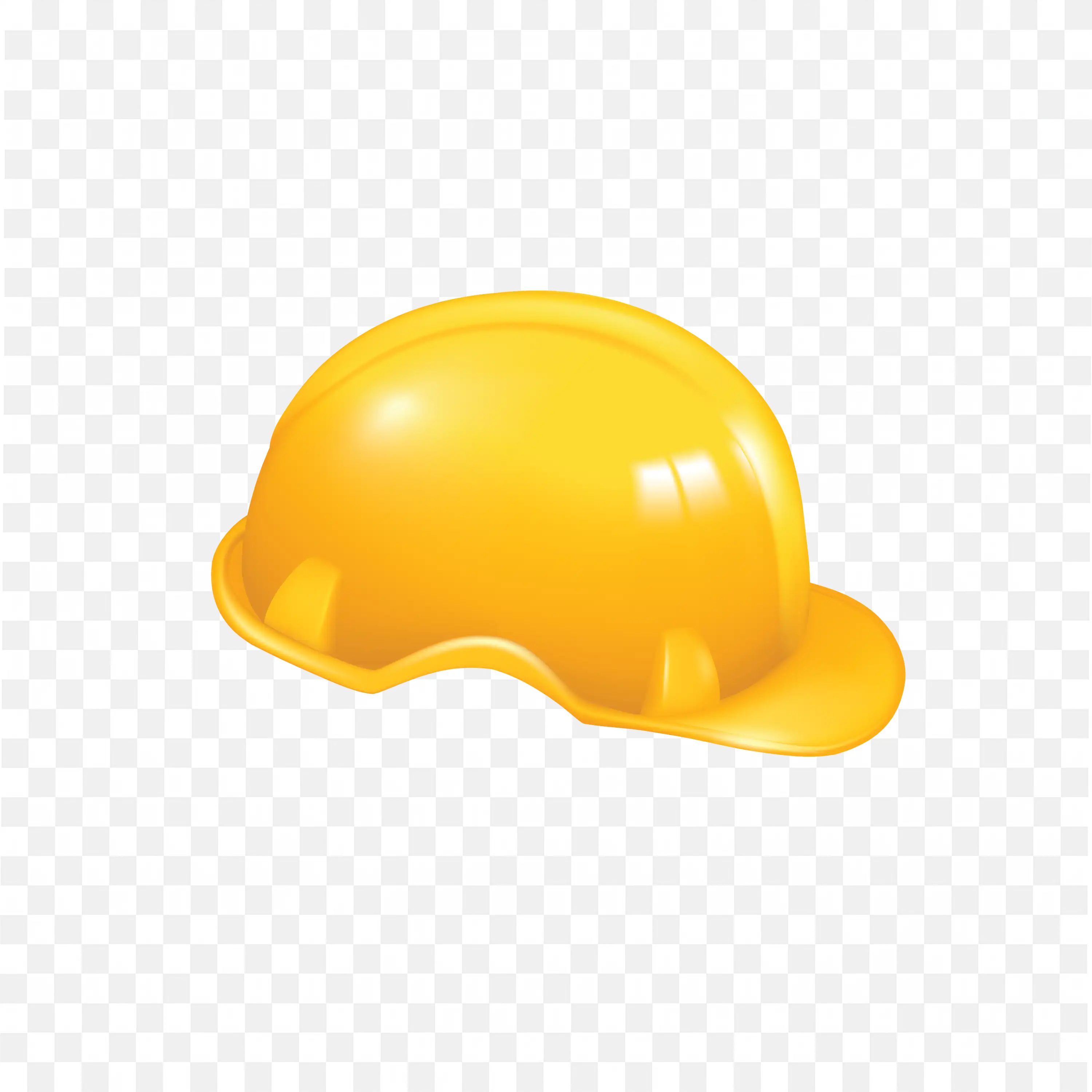 Yellow Construction Helmet For Worker Safety Png Download
