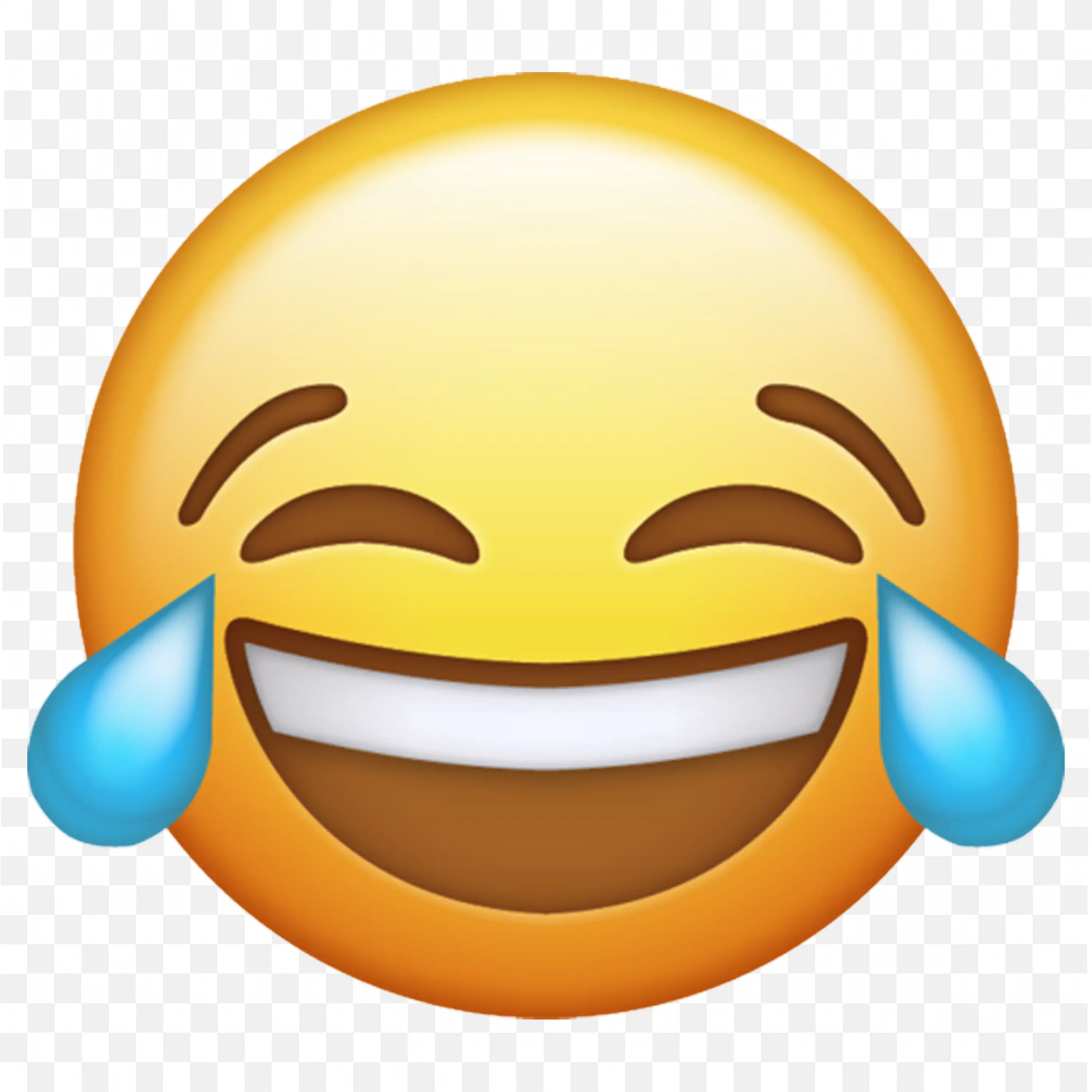 Laughing Emoji Face with Tears Of Joy Free PNG Download