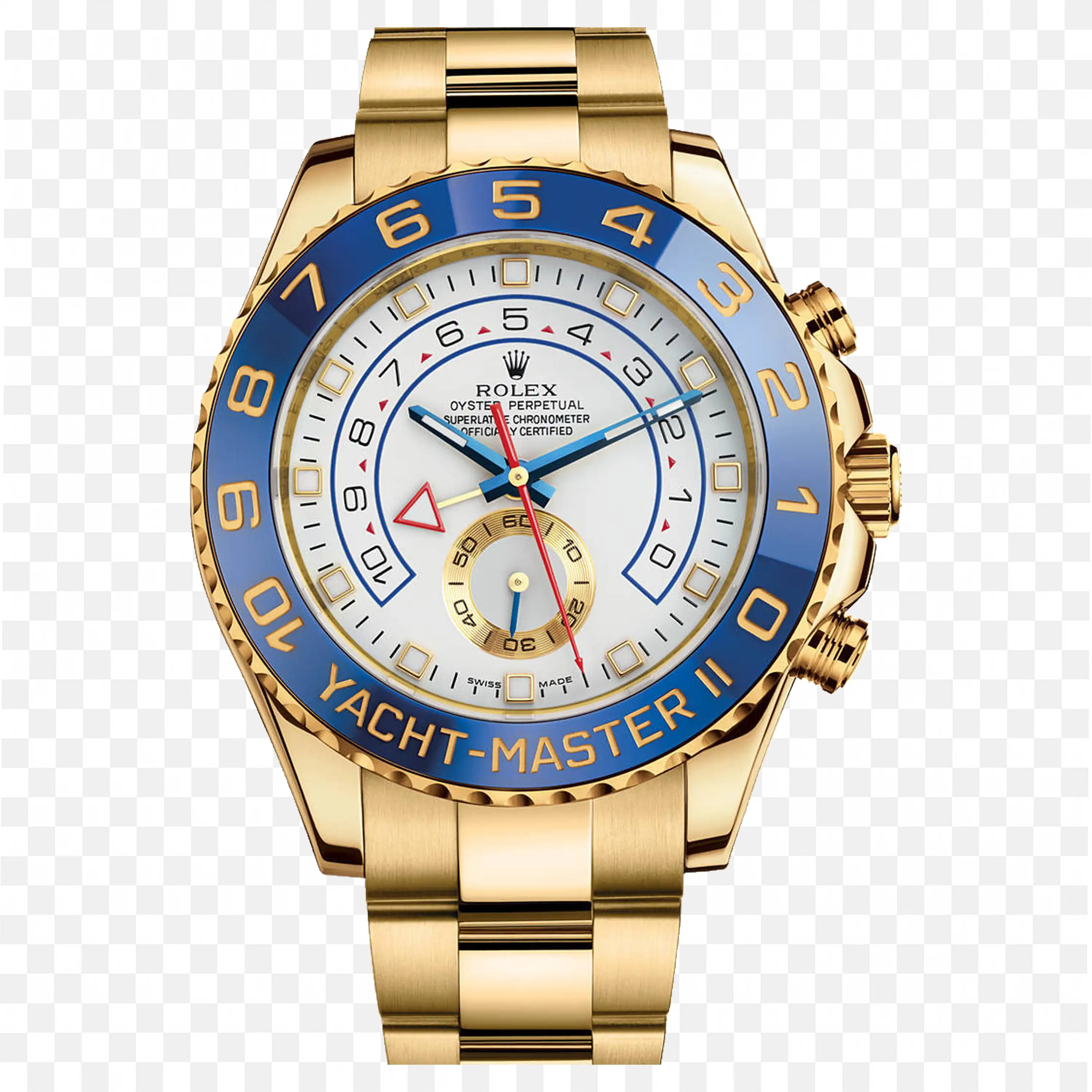 Luxury Gold Wristwatch with Detailed Dial PNG Download