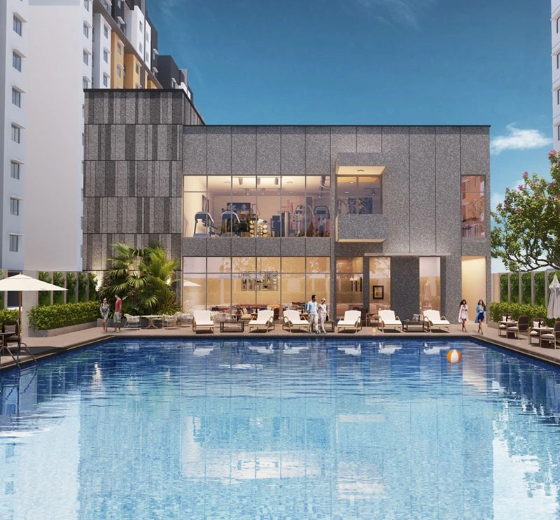 Image of: 3BHK 3Bath Apartments in Pallikaranai - Lakevista Purva Windmere Chennai 3