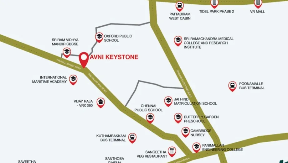 Image of: Keystone Avni Plots With Modern Amenities In Thirumazhisai 3