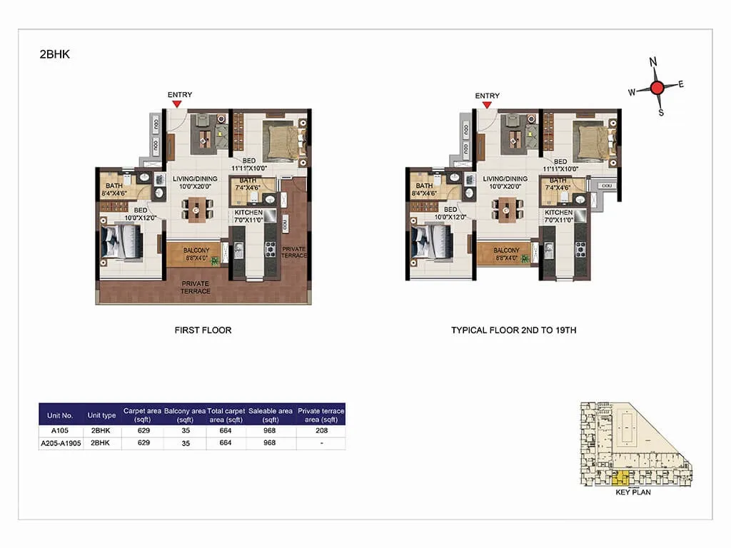 Image of: Premium 2 BHK Homes at Casagrand Aspire Chennai 3