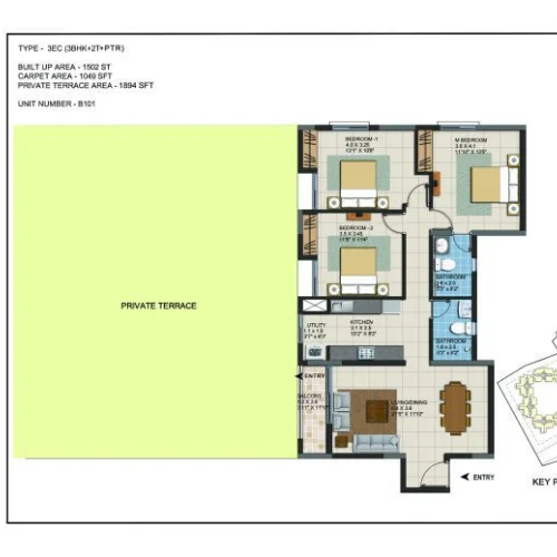 3 BHK Premium