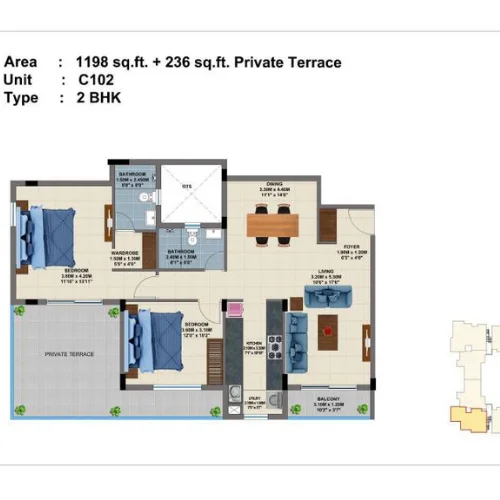 2BHK Premium