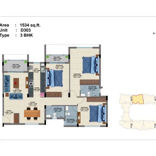 3 BHK Premium