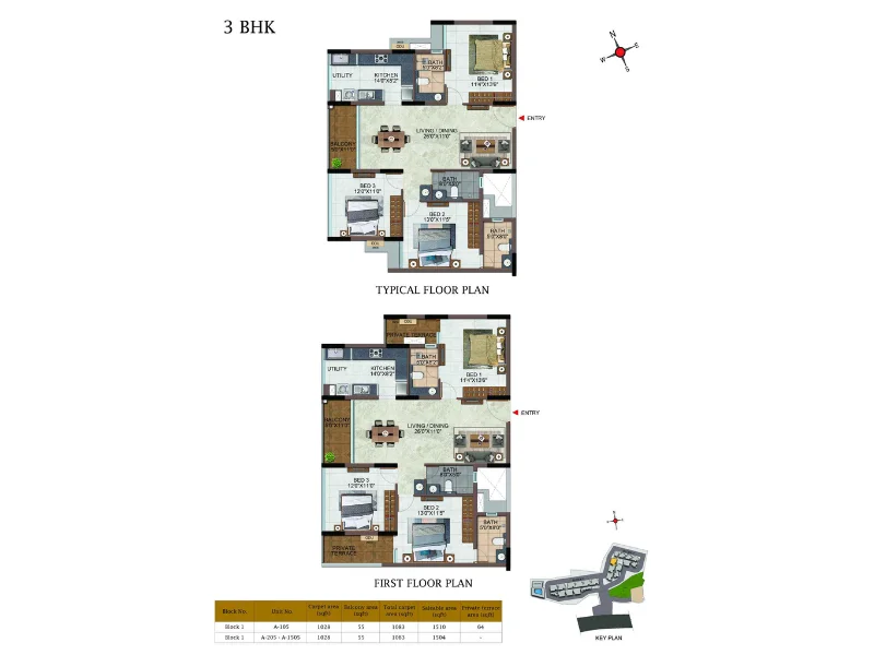 3 BHK Premium