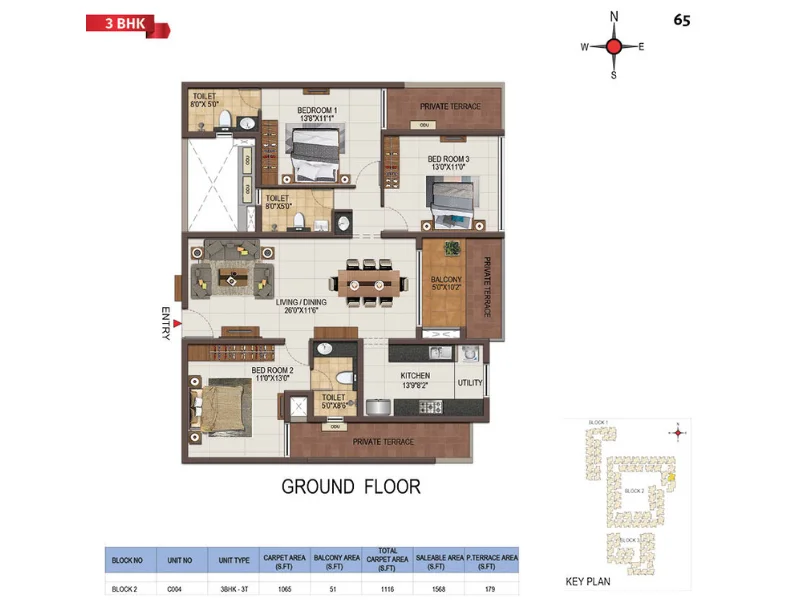 3 BHK Premium
