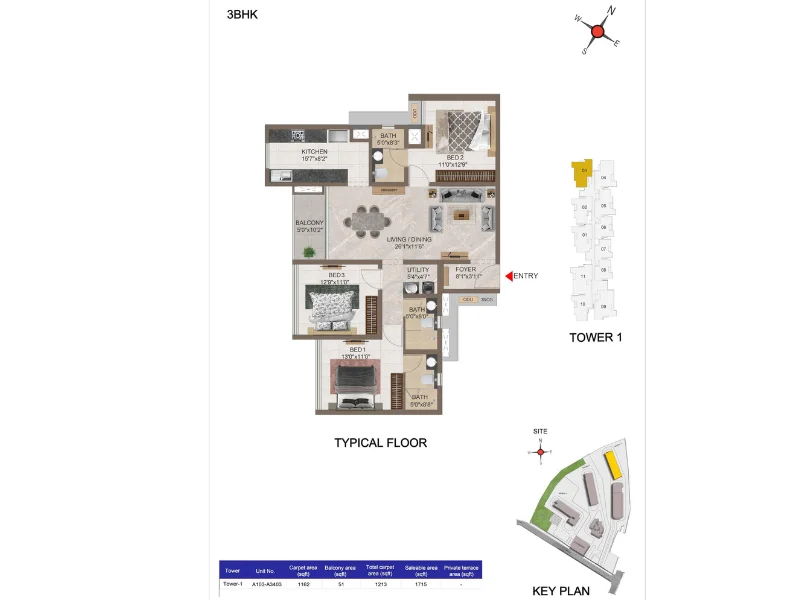 3 BHK Premium