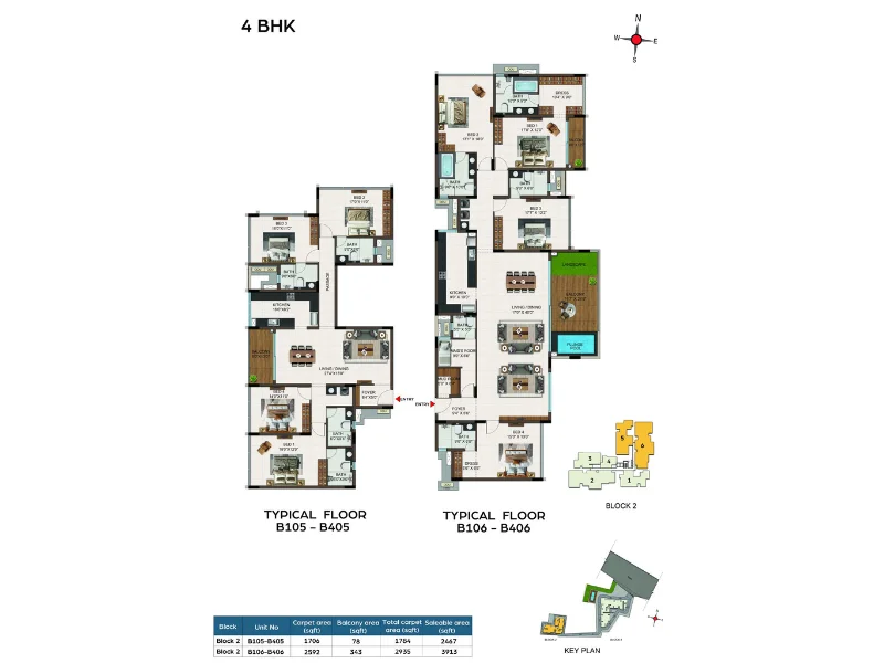 4BHK Premium