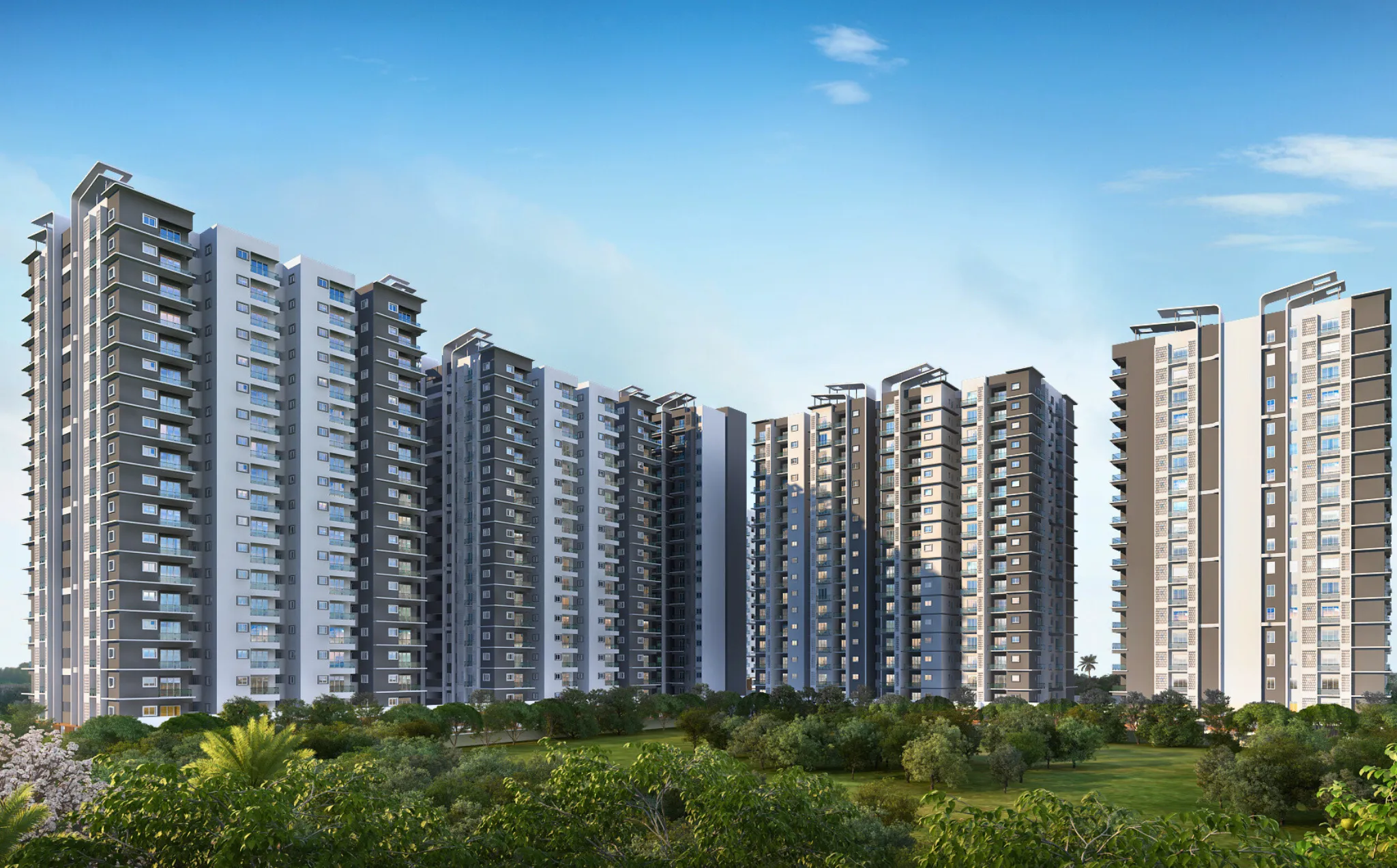 Image of: Ivy Towers Premium 2 BHK Apartments with Modern Amenities 3