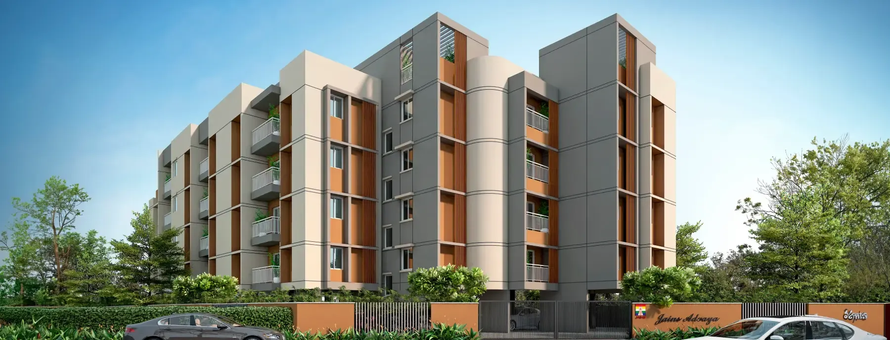 Image of: Spacious 2 BHK Apartments at Jains Advaya Chennai 3