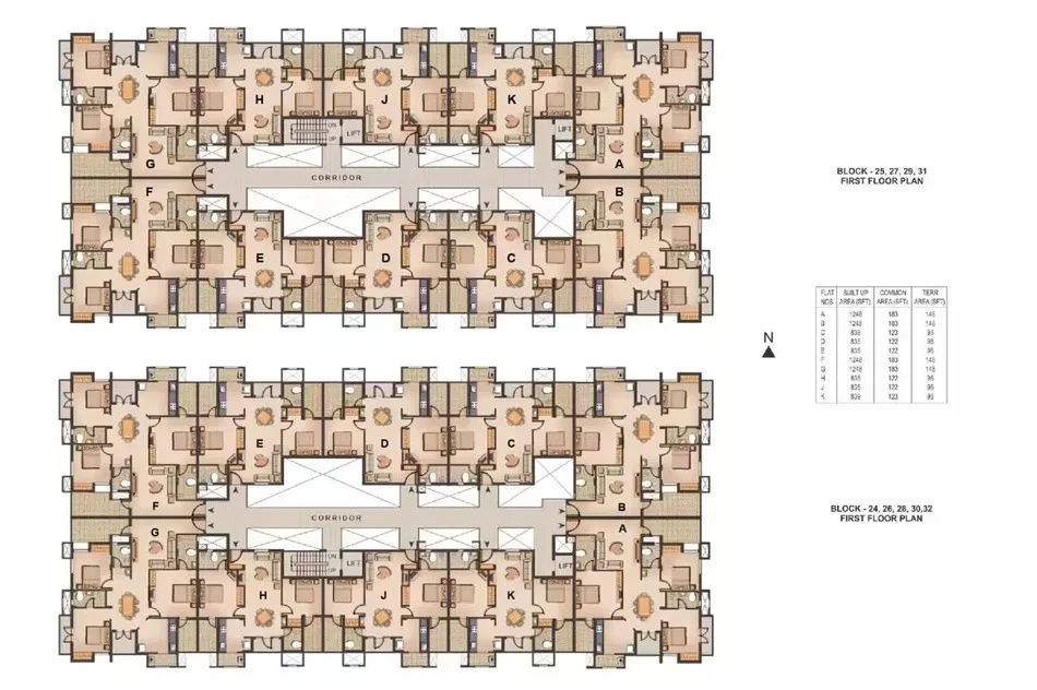 Image of: Jains Alpine Meadows 2 BHK Apartments In Pallavaram Chennai 7
