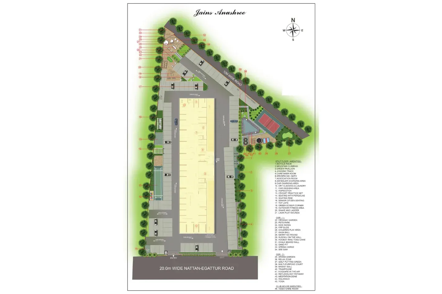 Image of: Jains Anushree Premium 2 BHK Apartments for Sale in Chennai 2