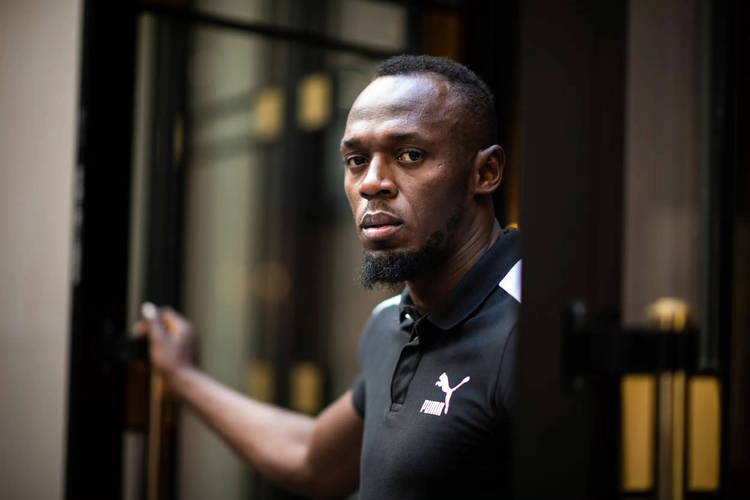Usain Bolt Casual Pose