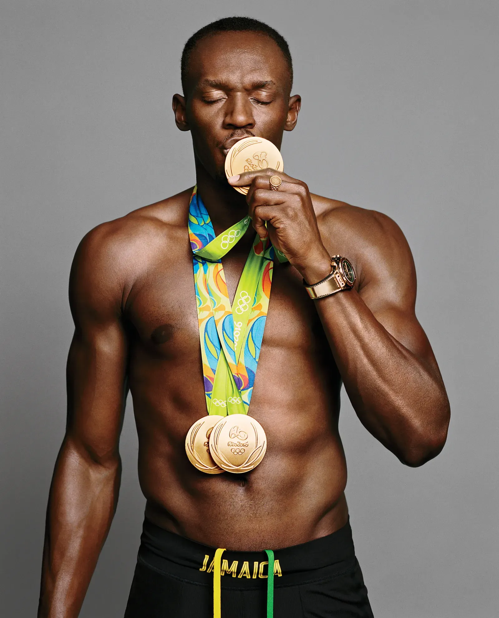 Usain Bolt at Press Conference