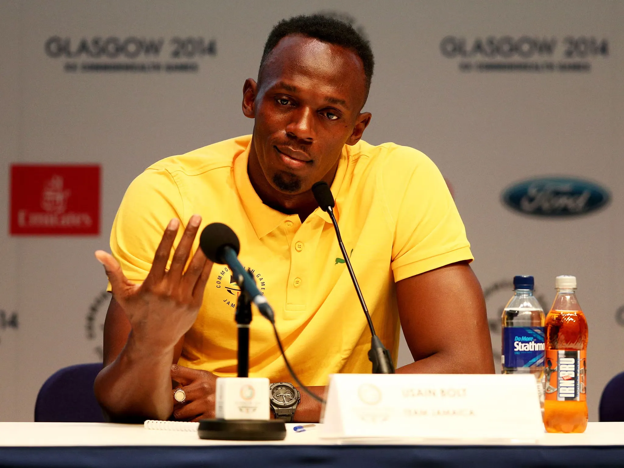 Usain Bolt Running Action