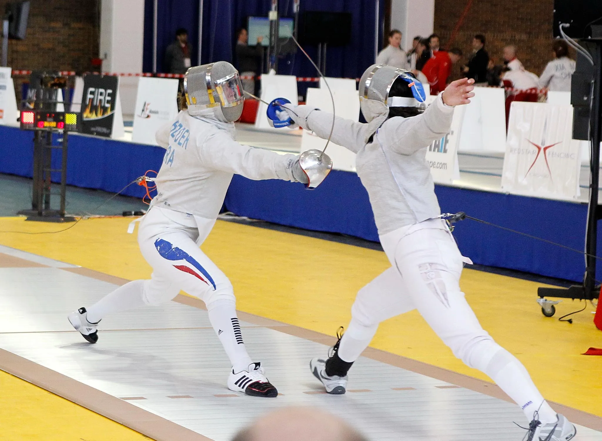 Valentina Vezzali in a Dynamic Fencing Duel