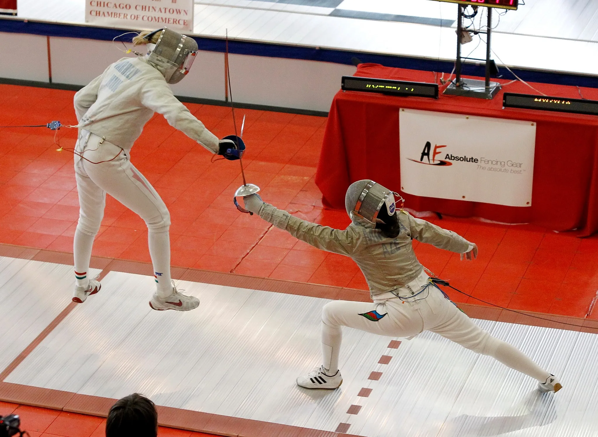 Valentina Vezzali Fencing Technique on Display