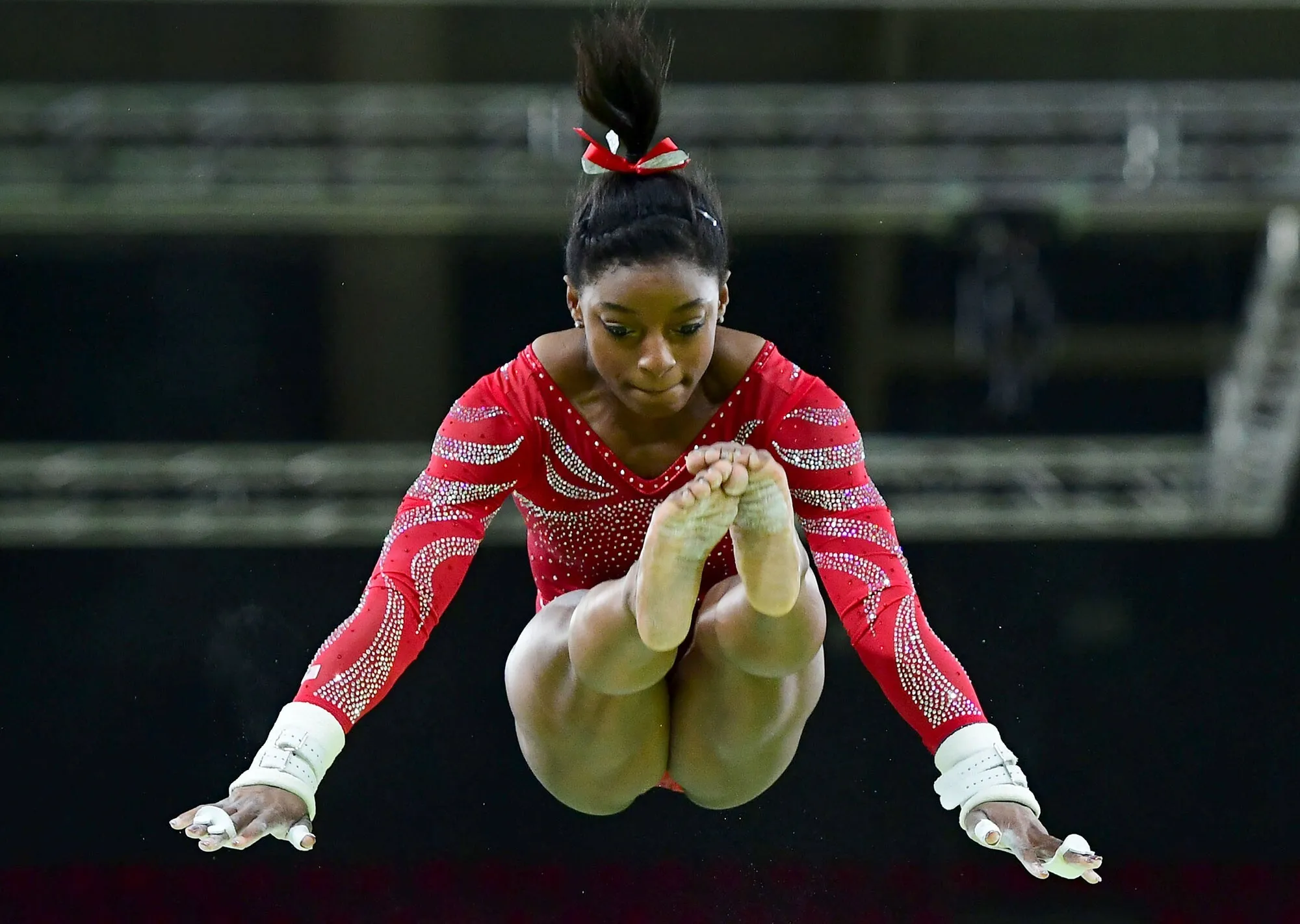 Simone Biles Focused and Ready