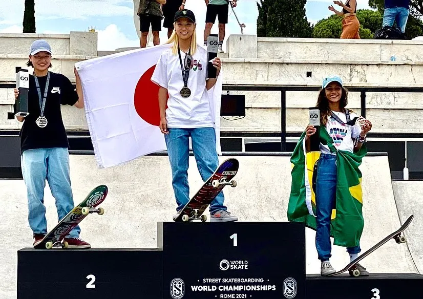 Olympic Podium Moment for Momiji Nishiya